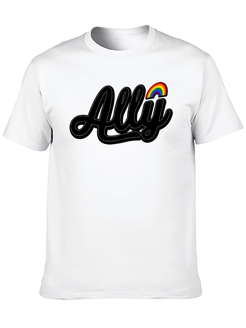 LGBTQ Ally T-Shirt - Black Pride Support