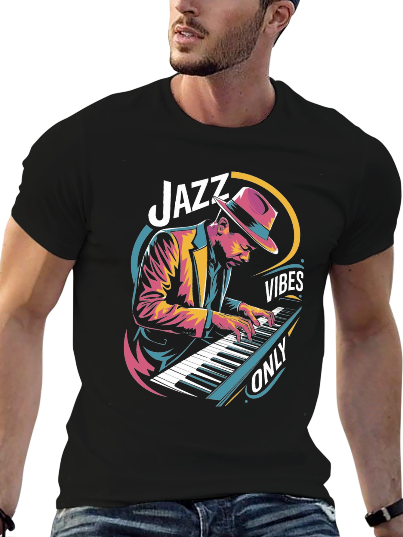 Jazz Vibes Only Graphic T-Shirt