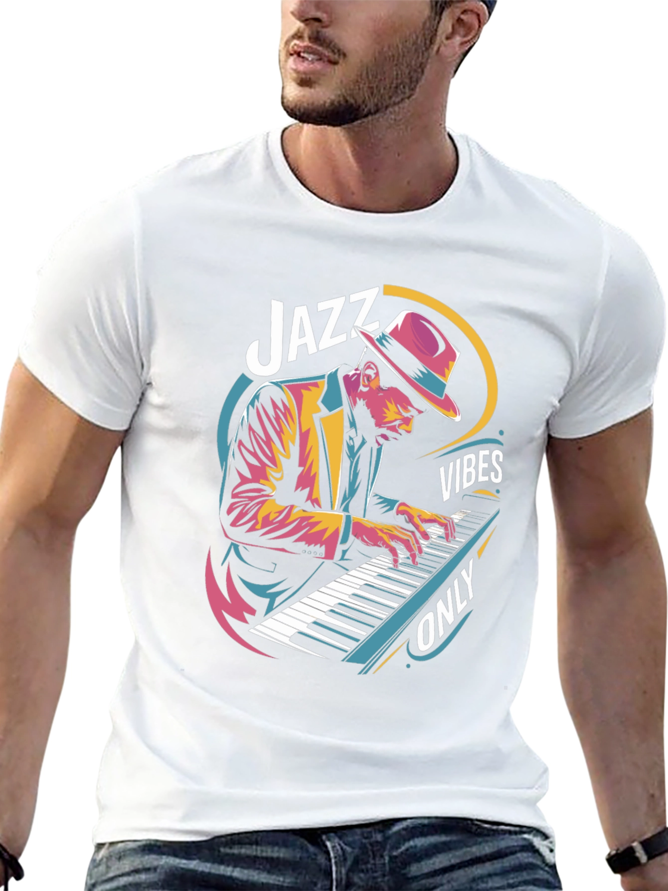 Jazz Vibes Only Graphic T-Shirt