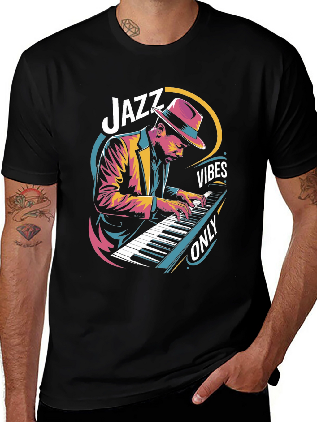 Jazz Vibes Only Graphic T-Shirt