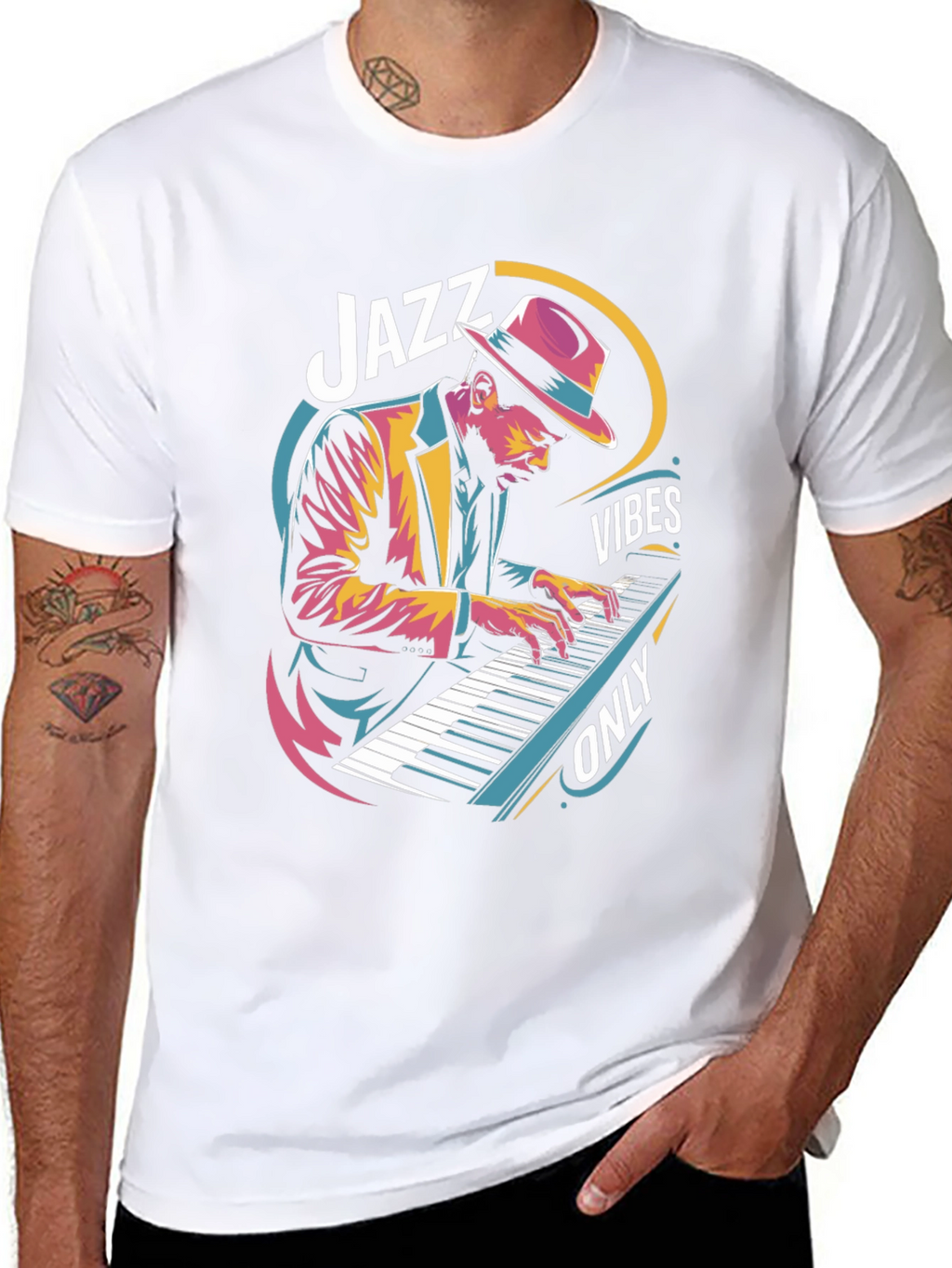 Jazz Vibes Only Graphic T-Shirt