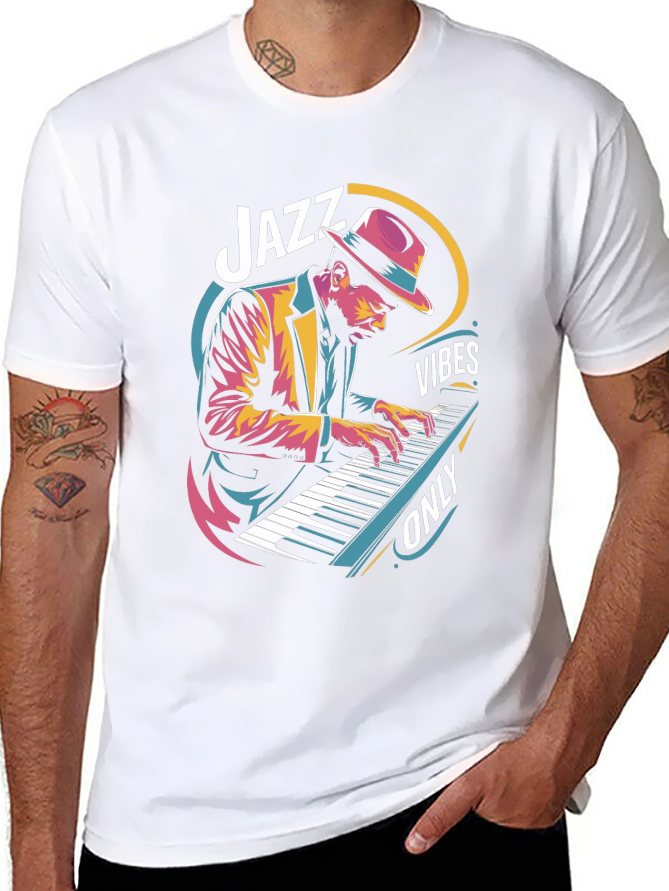 Jazz Vibes Only Graphic T-Shirt