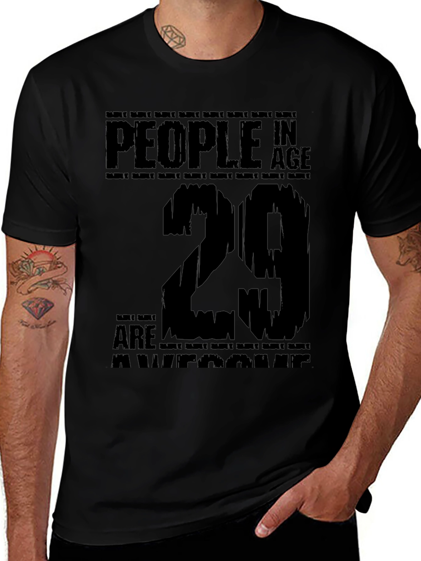 29 Years Old Birthday T-Shirt: Awesome People