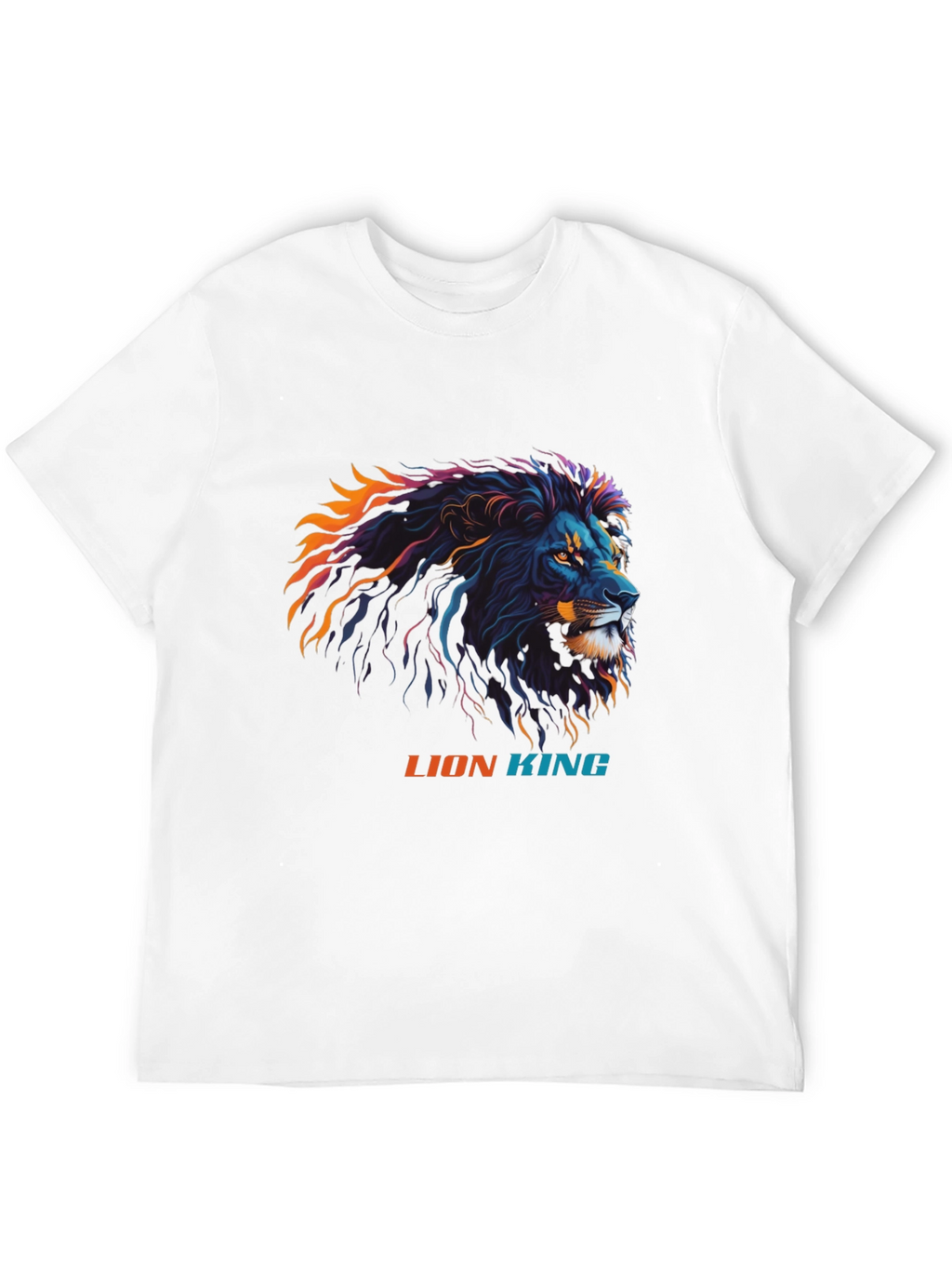 Lion King Graphic Print T-Shirt - Black