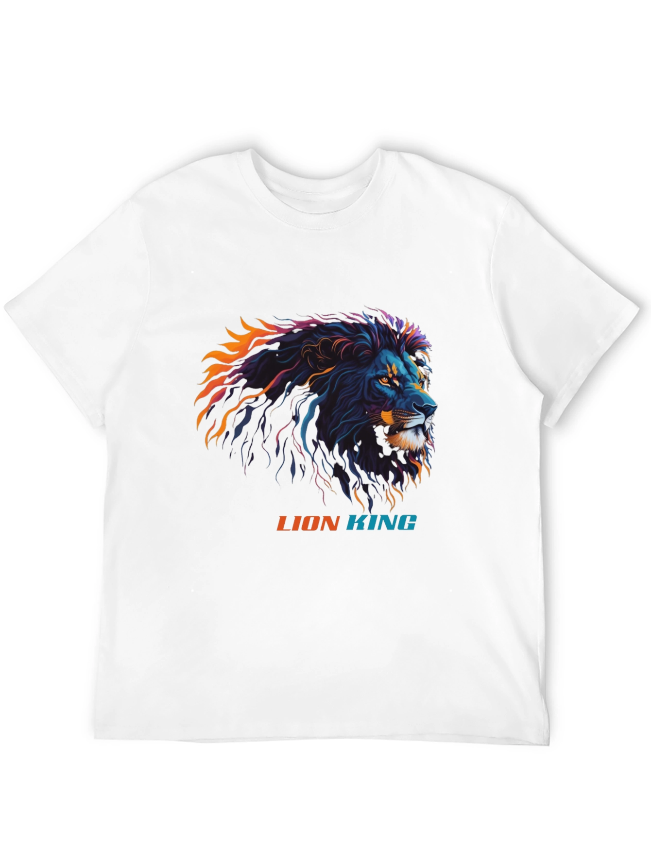 Lion King Graphic Print T-Shirt - Black