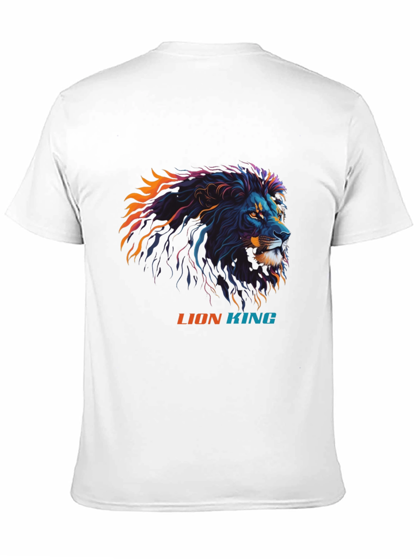 Lion King Graphic Print T-Shirt - Black