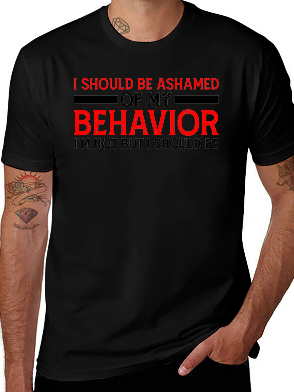 Ashamed of My Behavior Tee