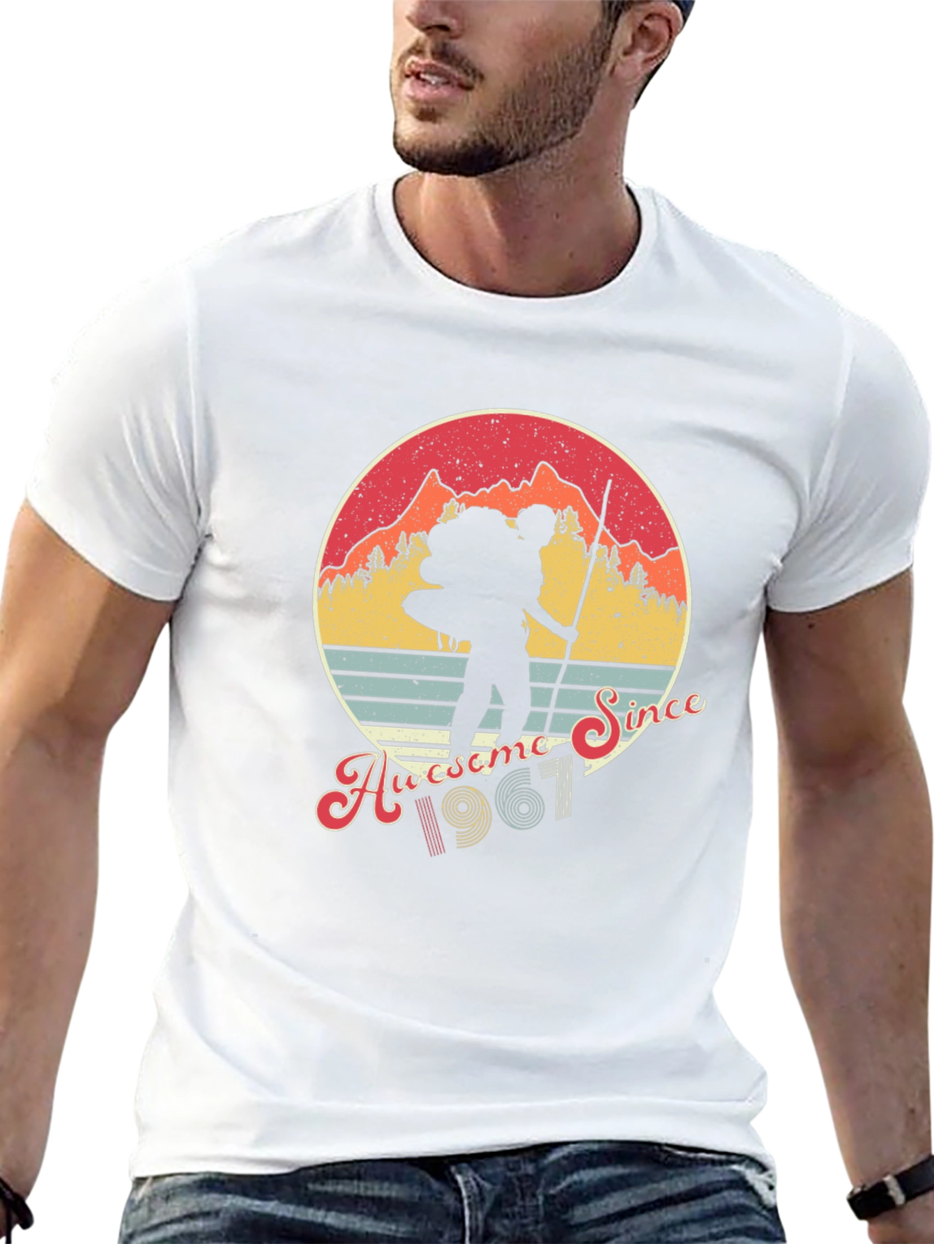 Awesome Since 1961 Hiking T-Shirt