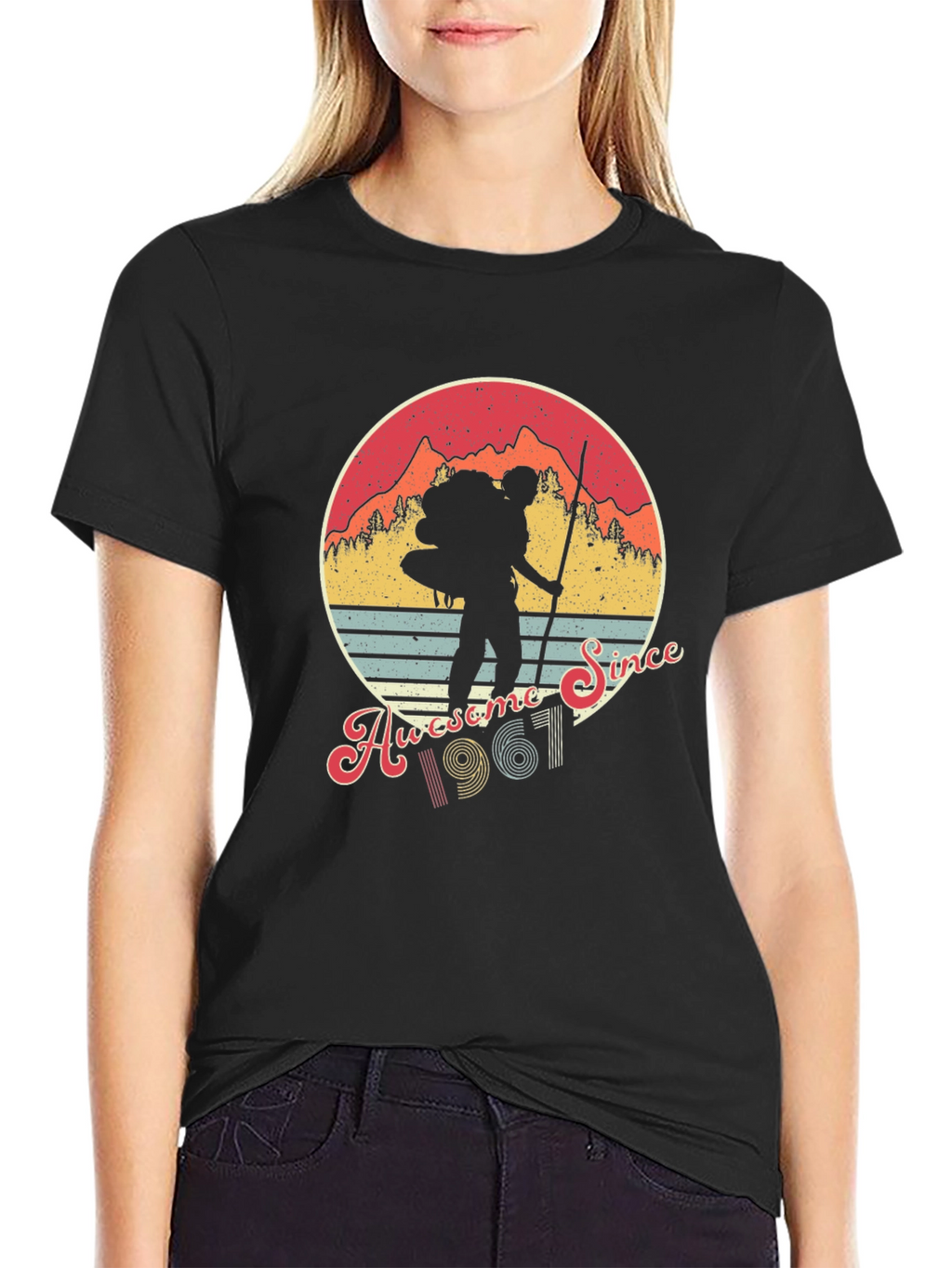 Awesome Since 1961 Hiking T-Shirt