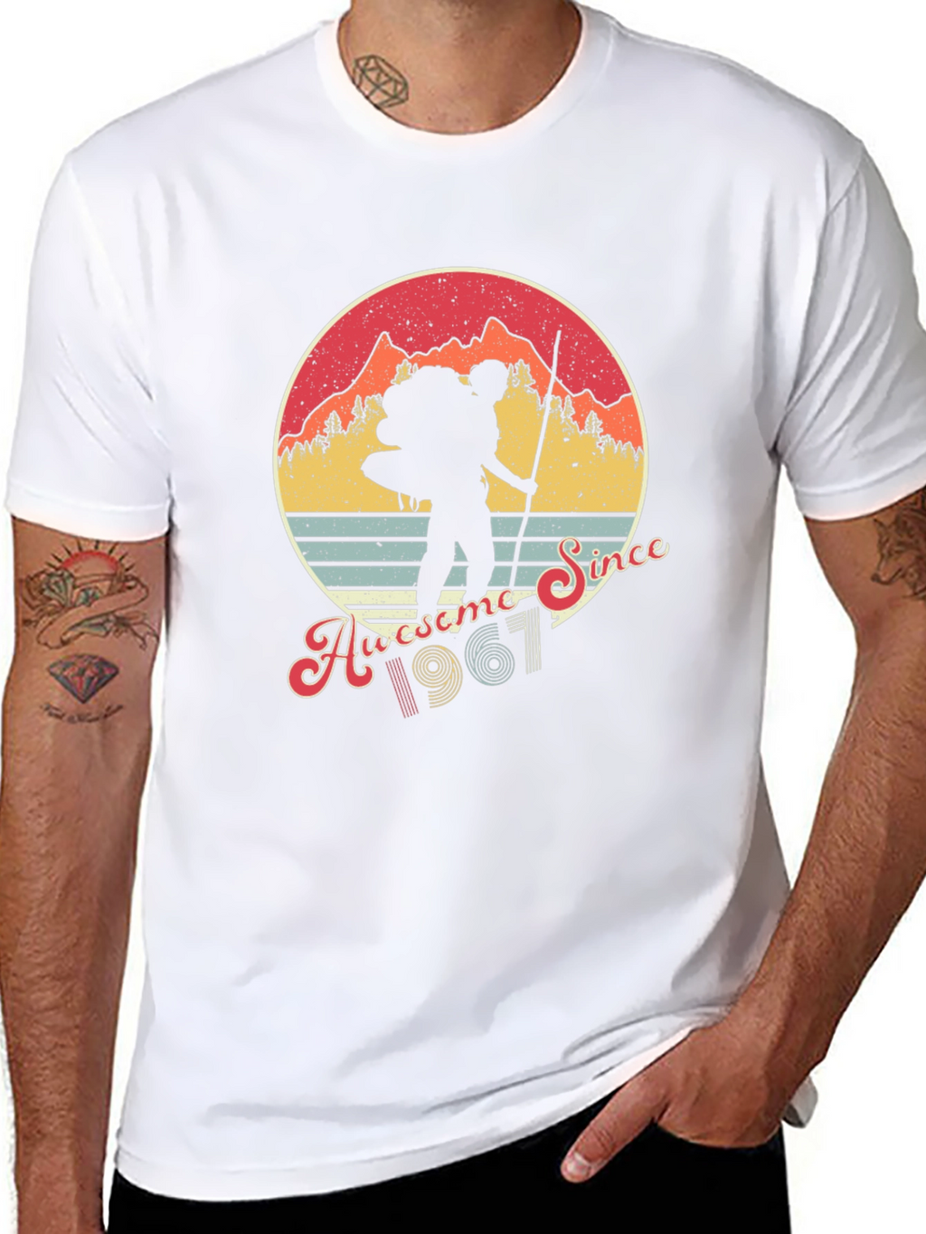 Awesome Since 1961 Hiking T-Shirt