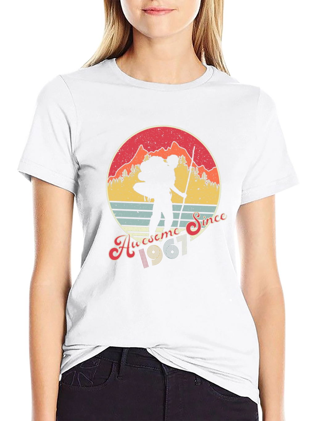 Awesome Since 1961 Hiking T-Shirt