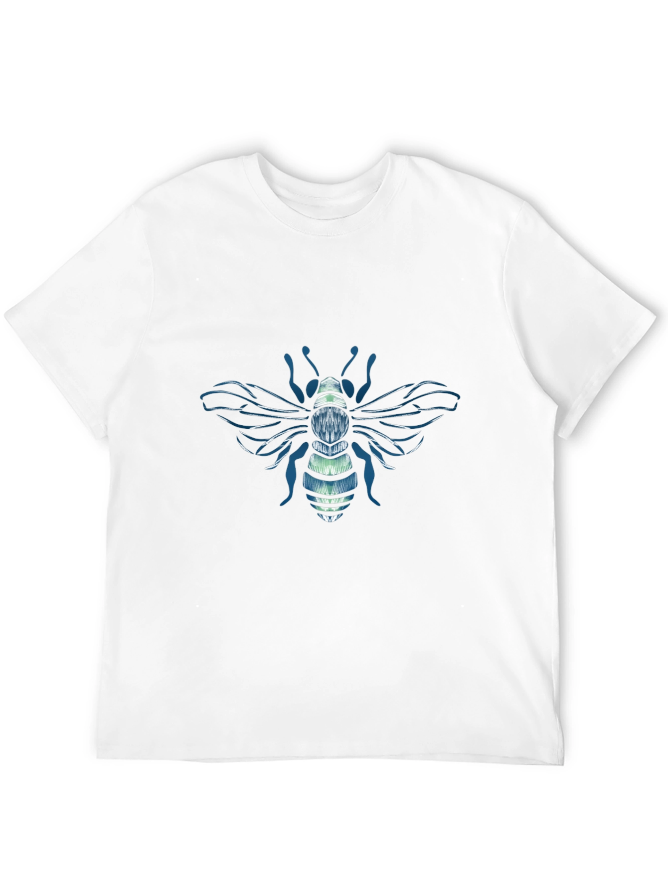 Bee Graphic Tee - Stylish Embroidered Design
