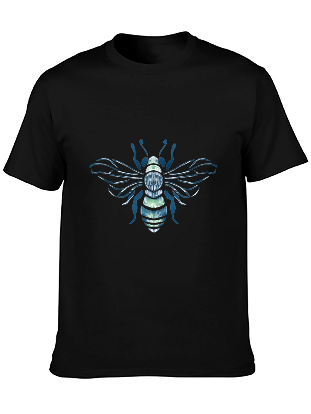 Bee Graphic Tee - Stylish Embroidered Design