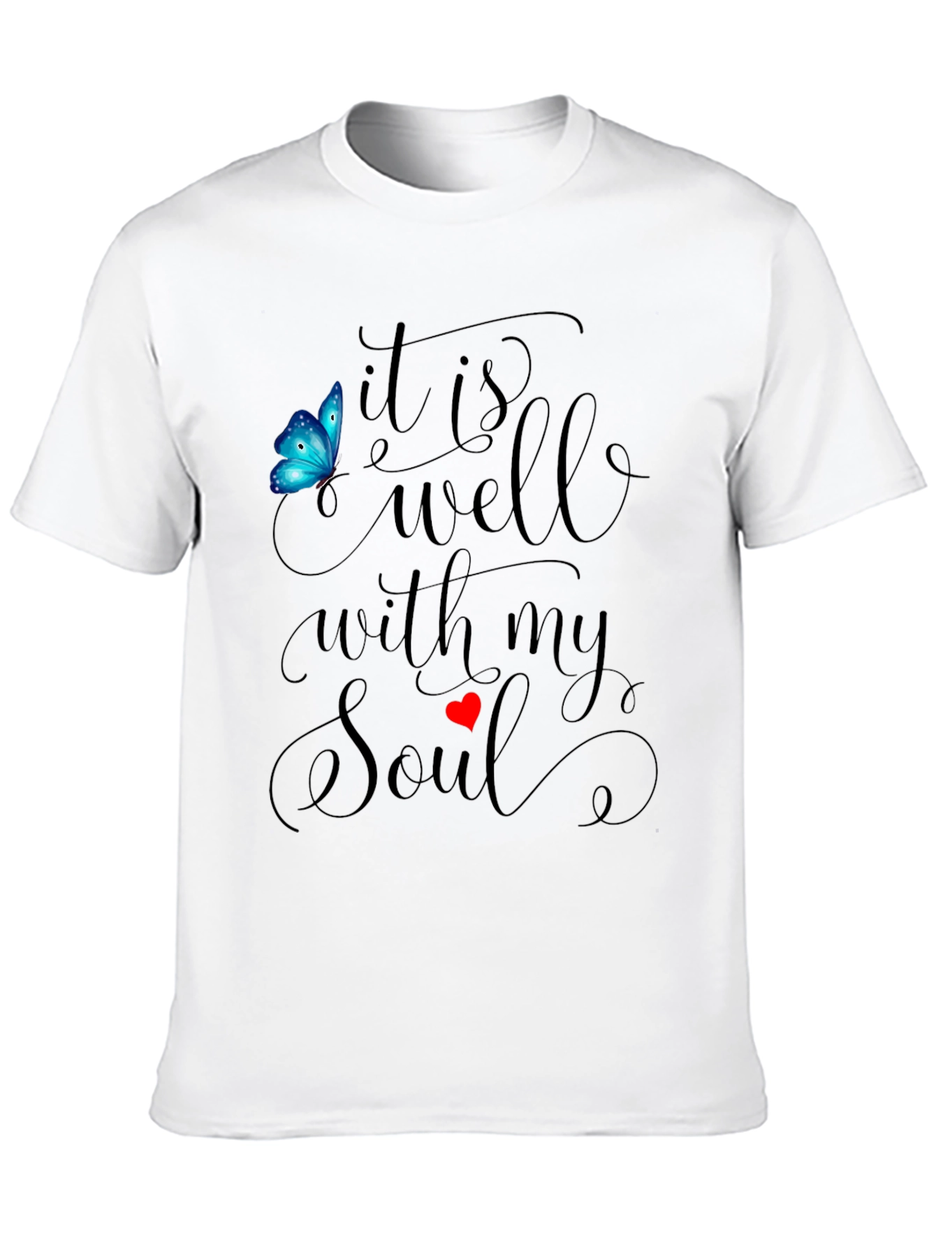 It is Well With My Soul Black T-Shirt