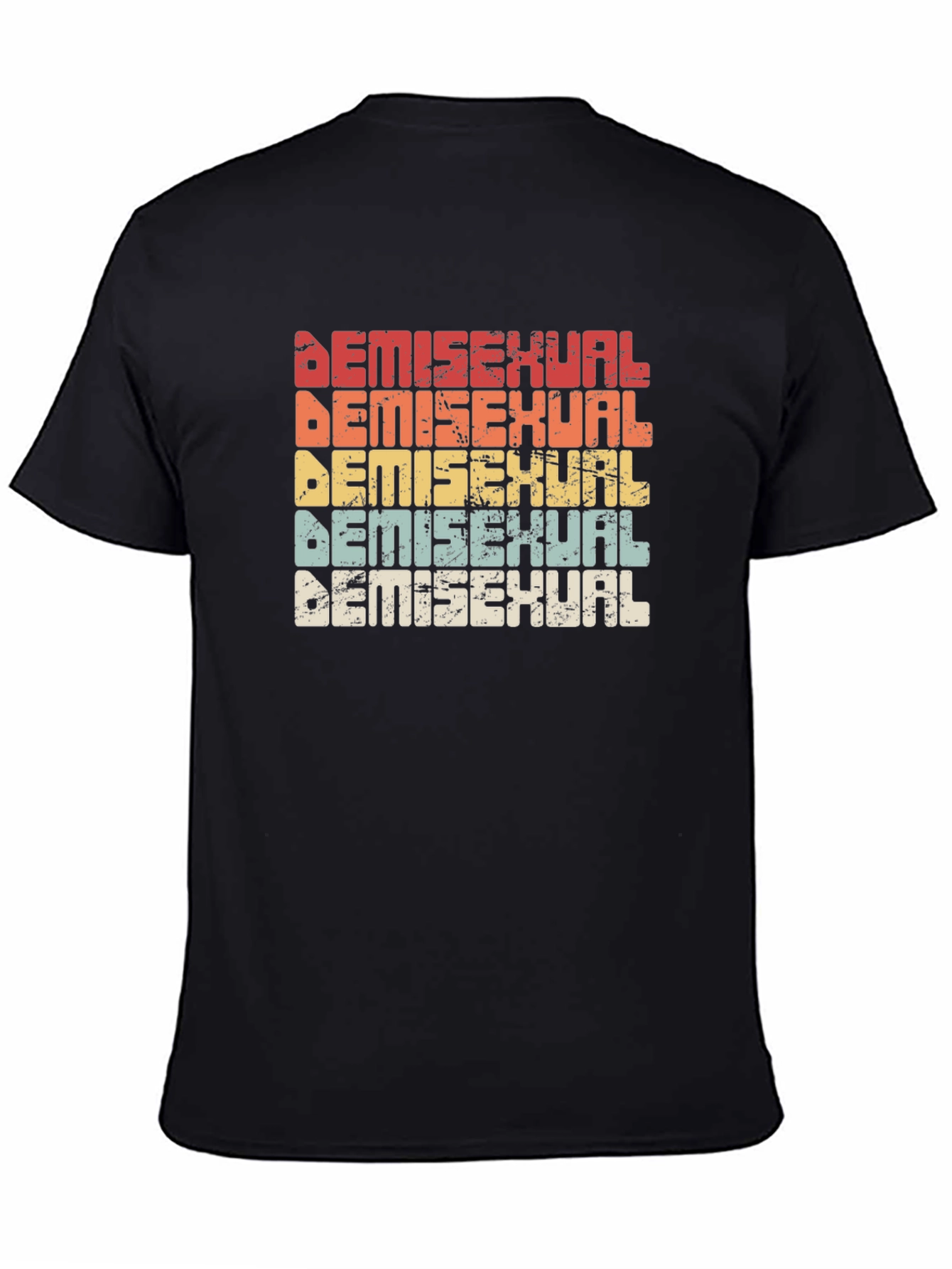 Demisexual Pride Retro T-Shirt