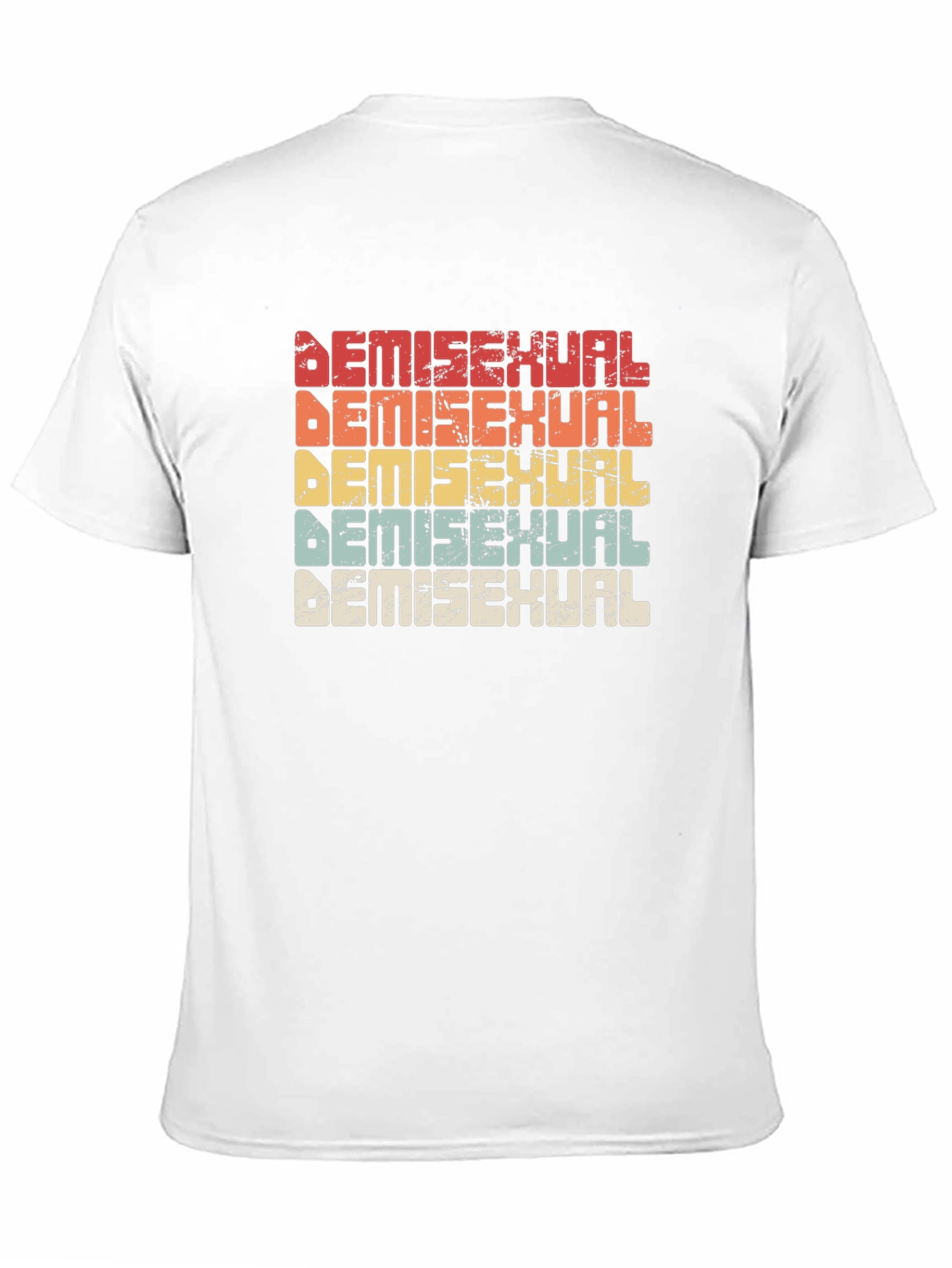 Demisexual Pride Retro T-Shirt