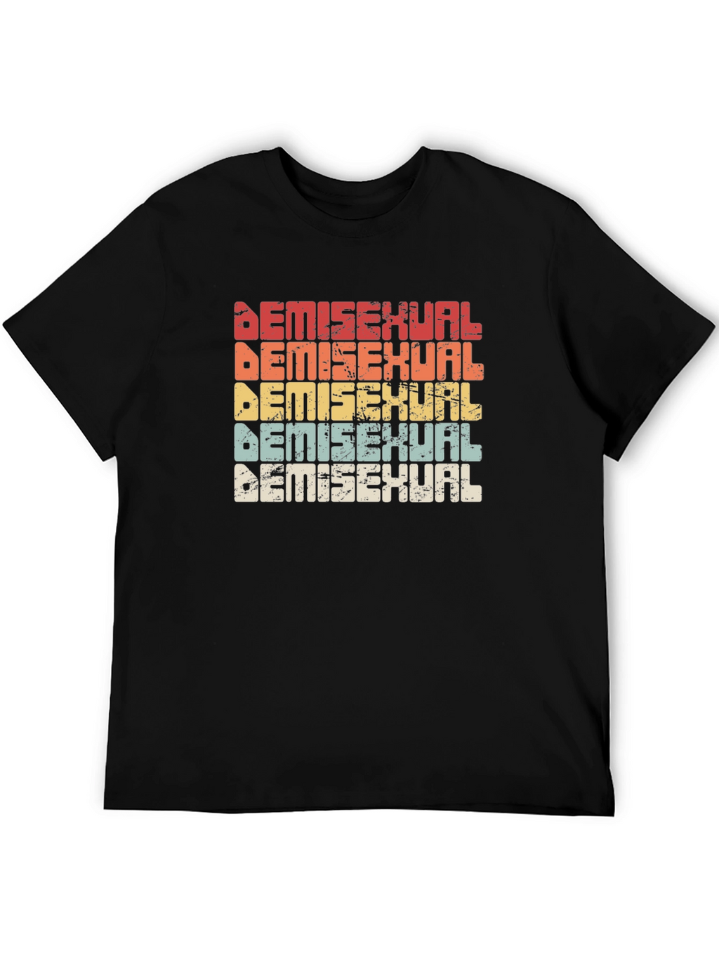 Demisexual Pride Retro T-Shirt