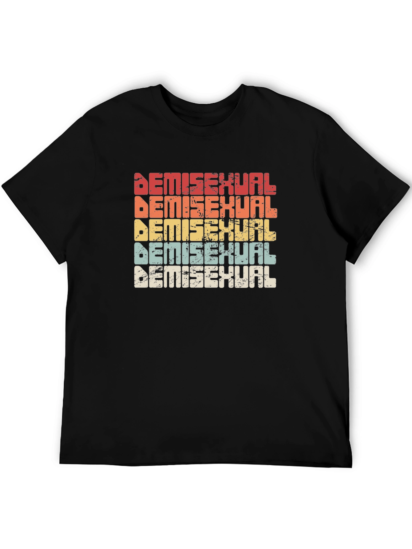 Demisexual Pride Retro T-Shirt