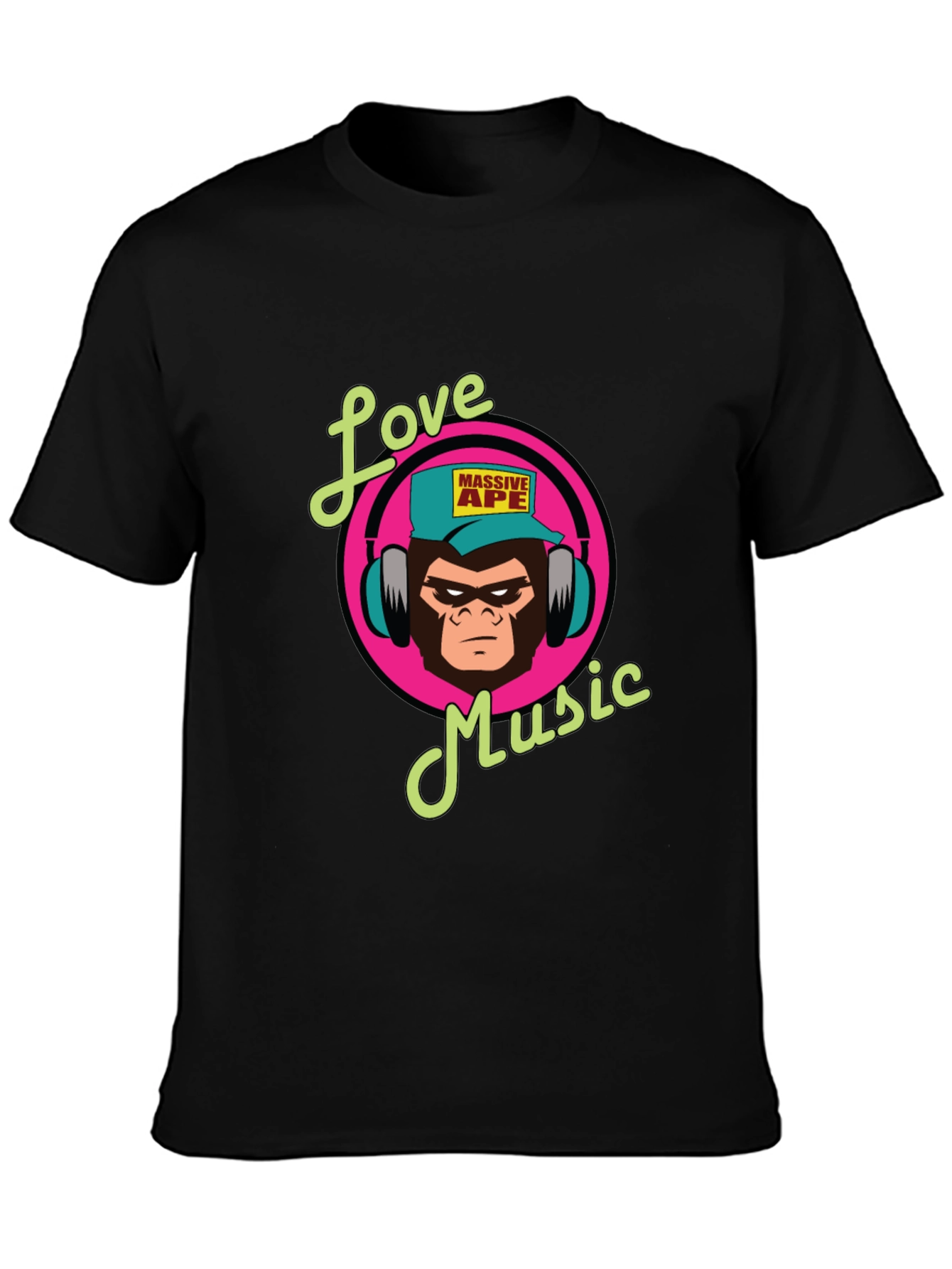 Love Music Massive Ape Graphic Tee