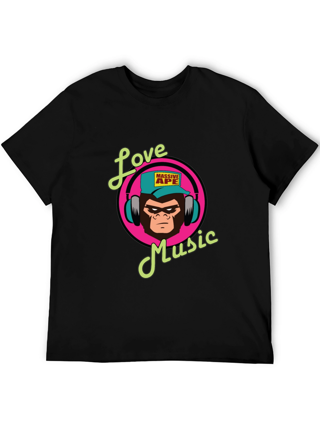Love Music Massive Ape Graphic Tee