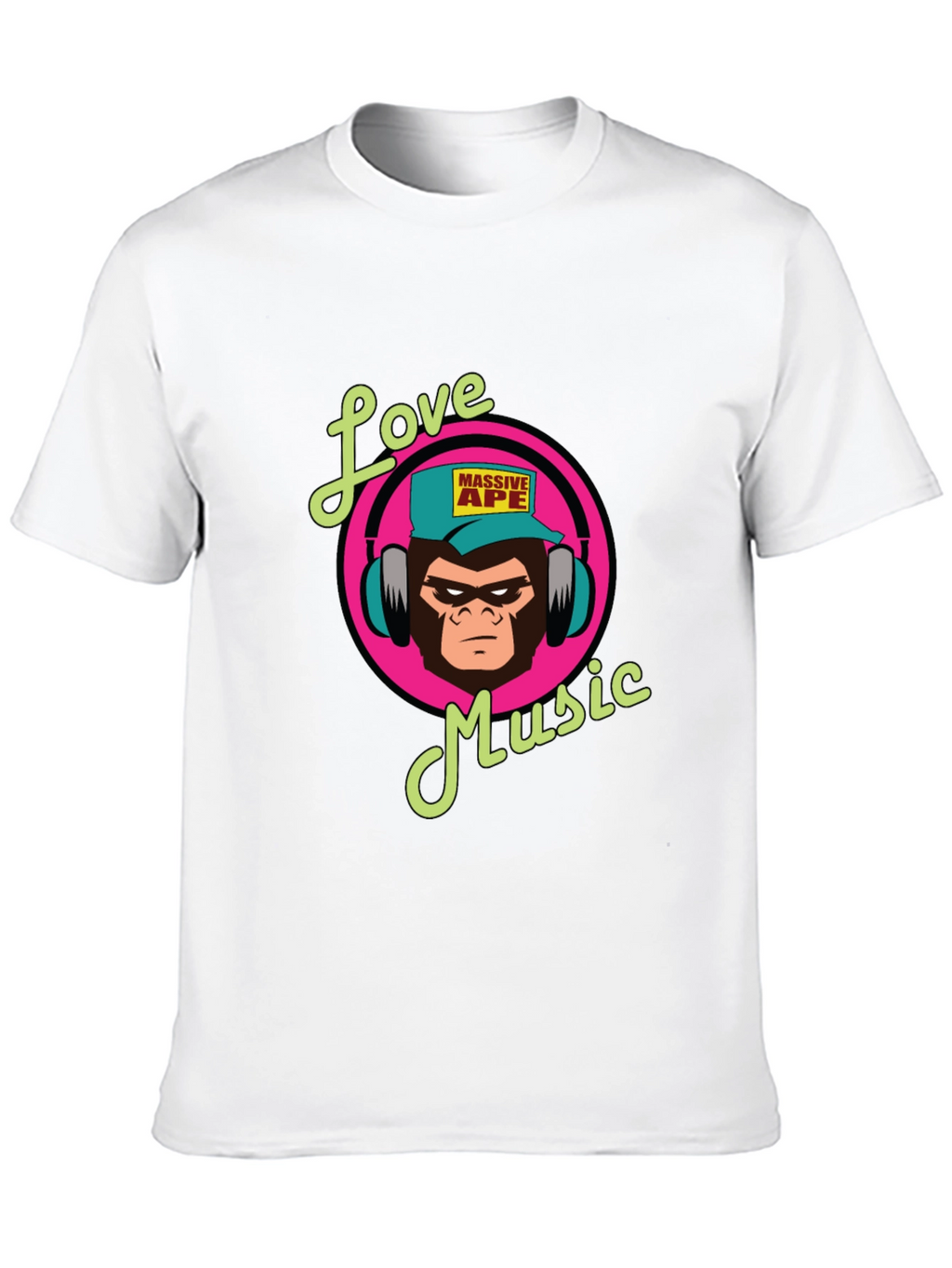 Love Music Massive Ape Graphic Tee