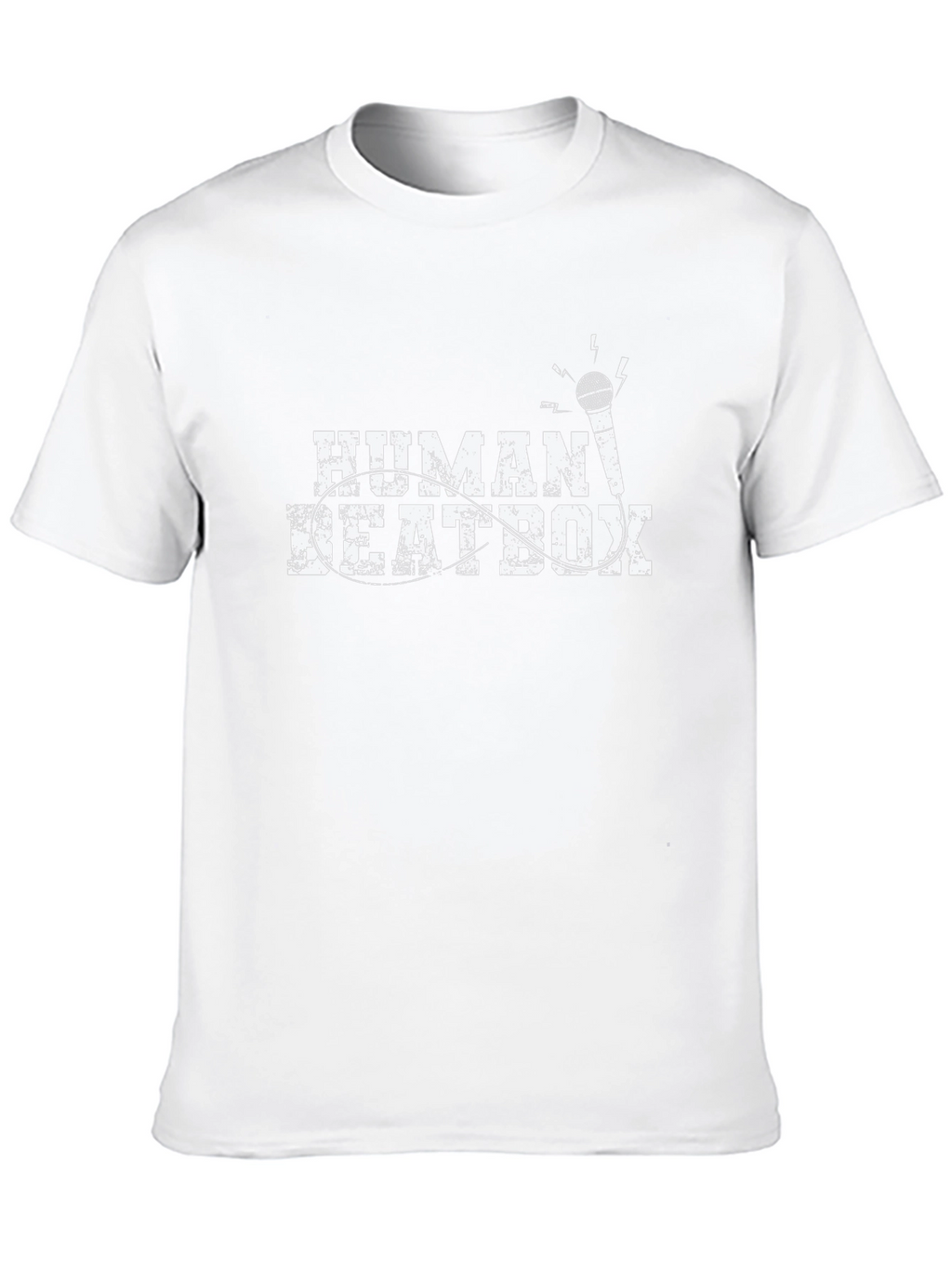 Human Beatbox Black Graphic Tee - Music Lover Shirt