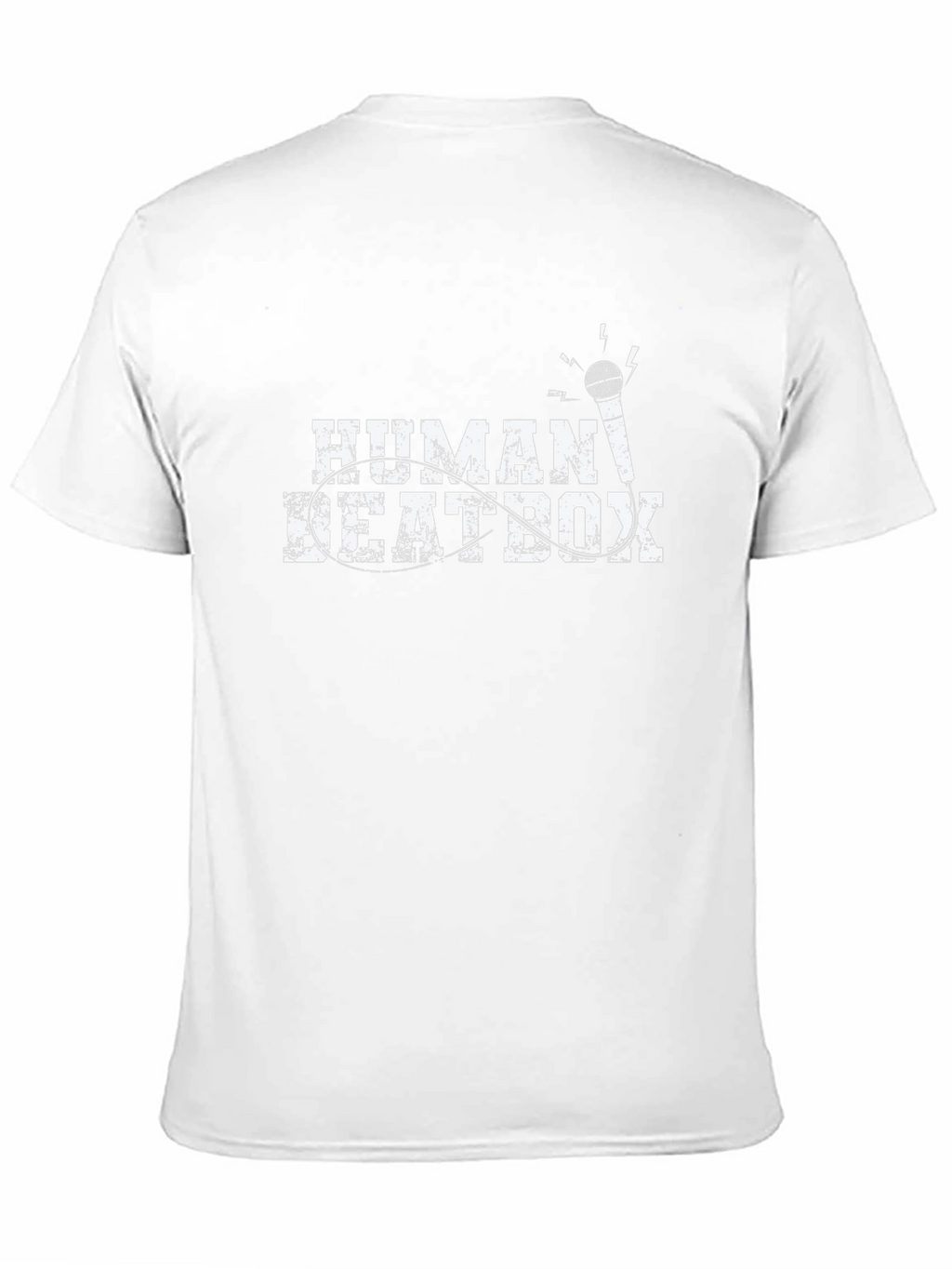 Human Beatbox Black Graphic Tee - Music Lover Shirt