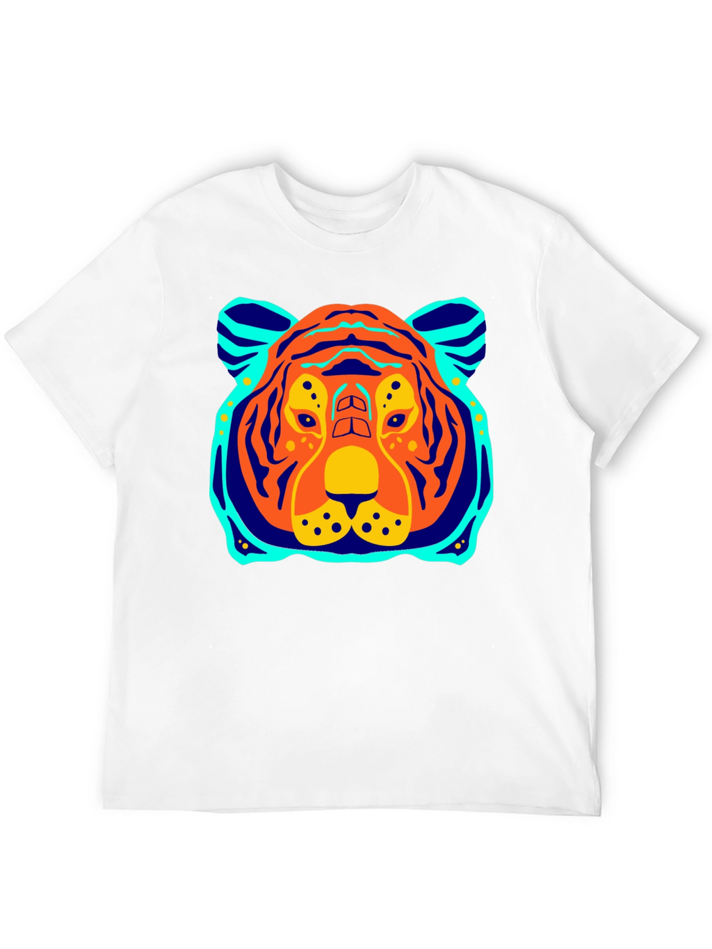 Tiger Graphic Tee - Bold Black T-Shirt