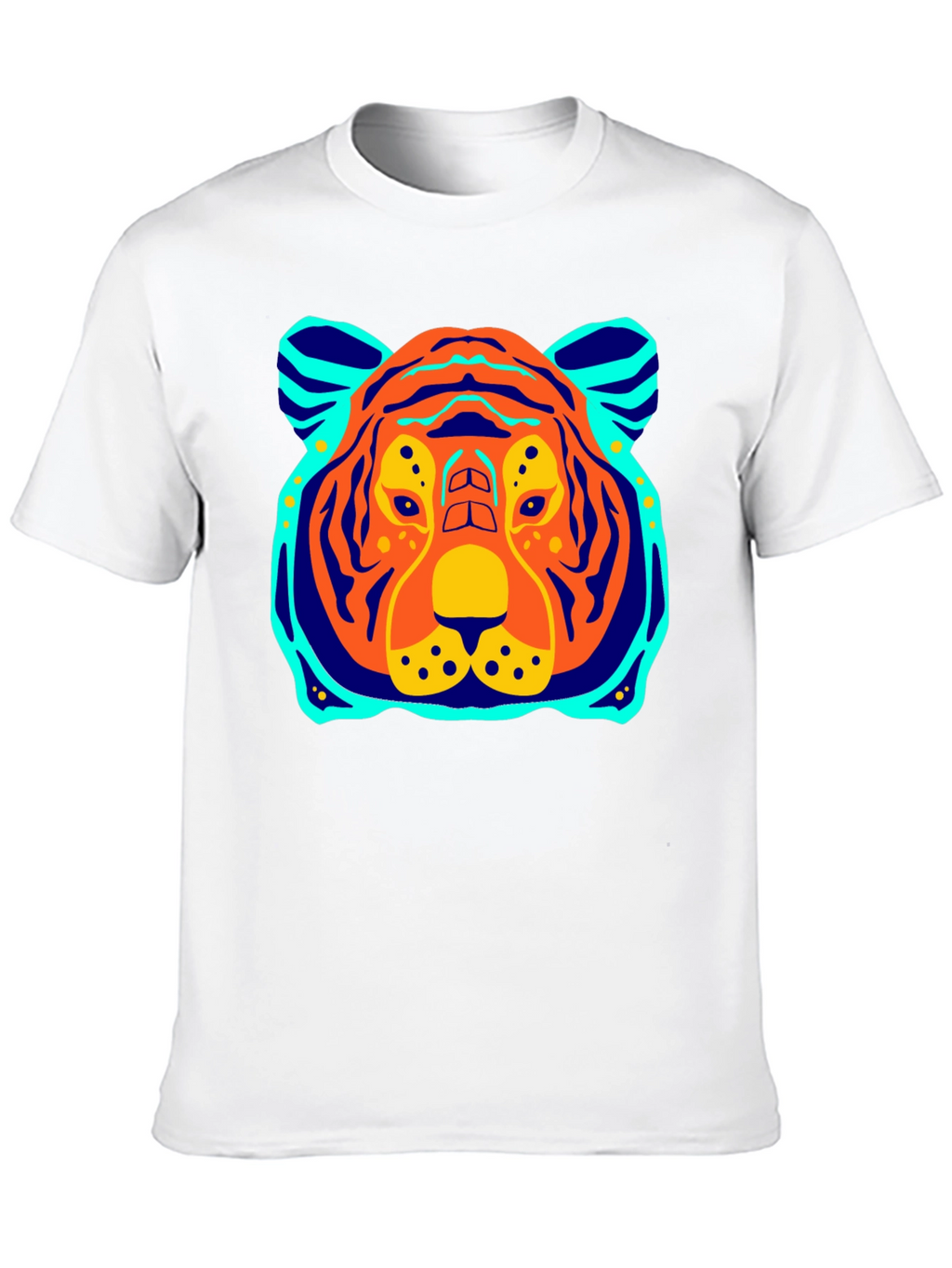 Tiger Graphic Tee - Bold Black T-Shirt
