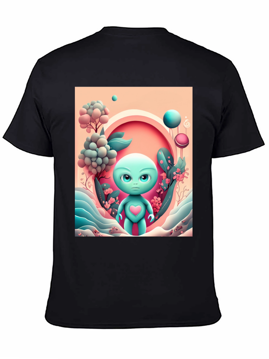 Alien Heart Tee - Funky Graphic T-Shirt