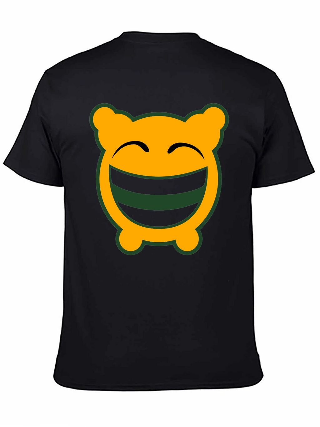 Funny Face Graphic Tee - Black