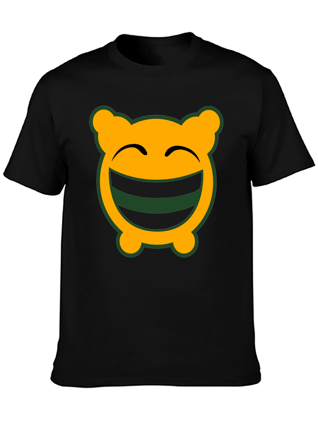Funny Face Graphic Tee - Black