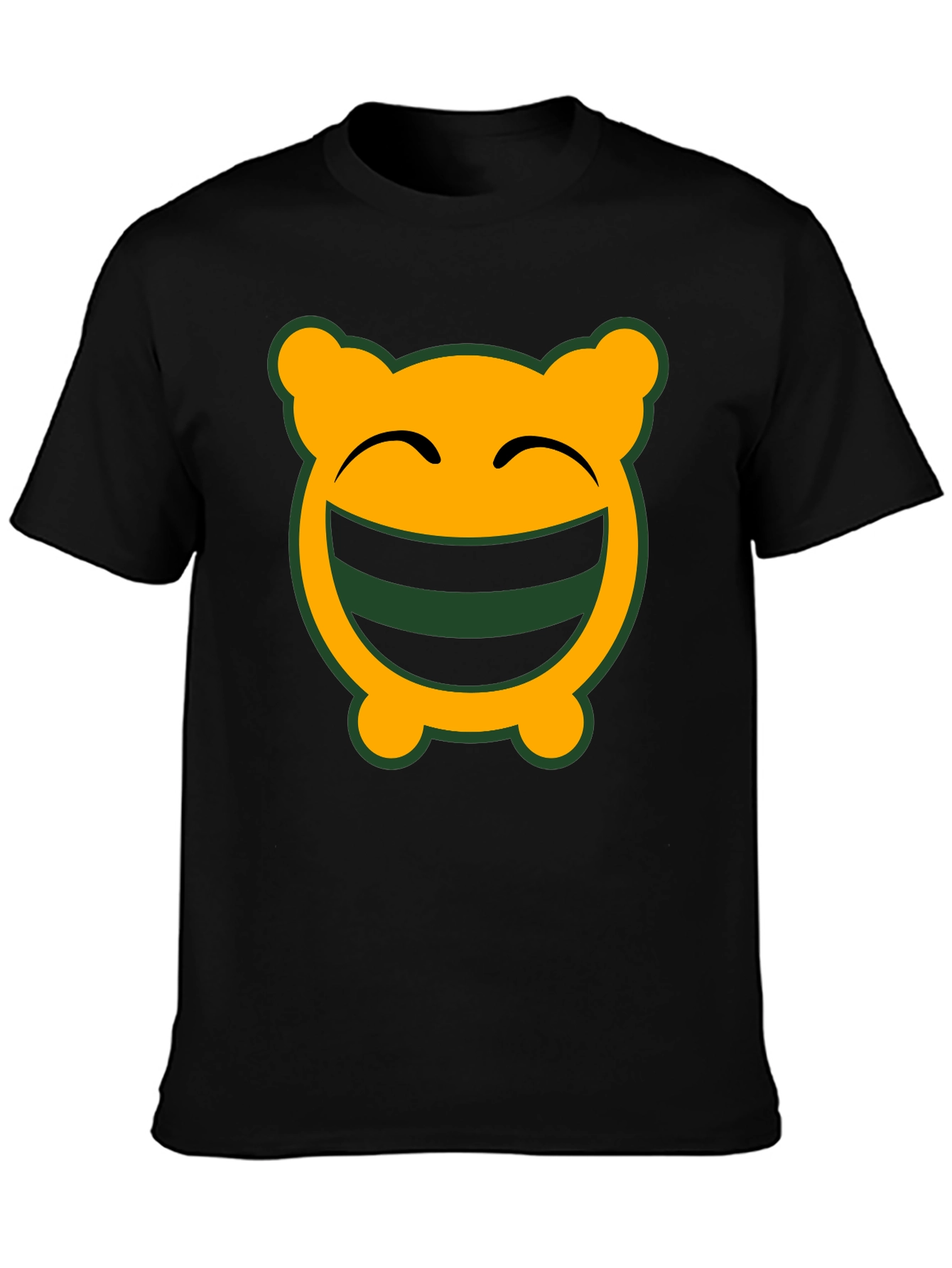 Funny Face Graphic Tee - Black