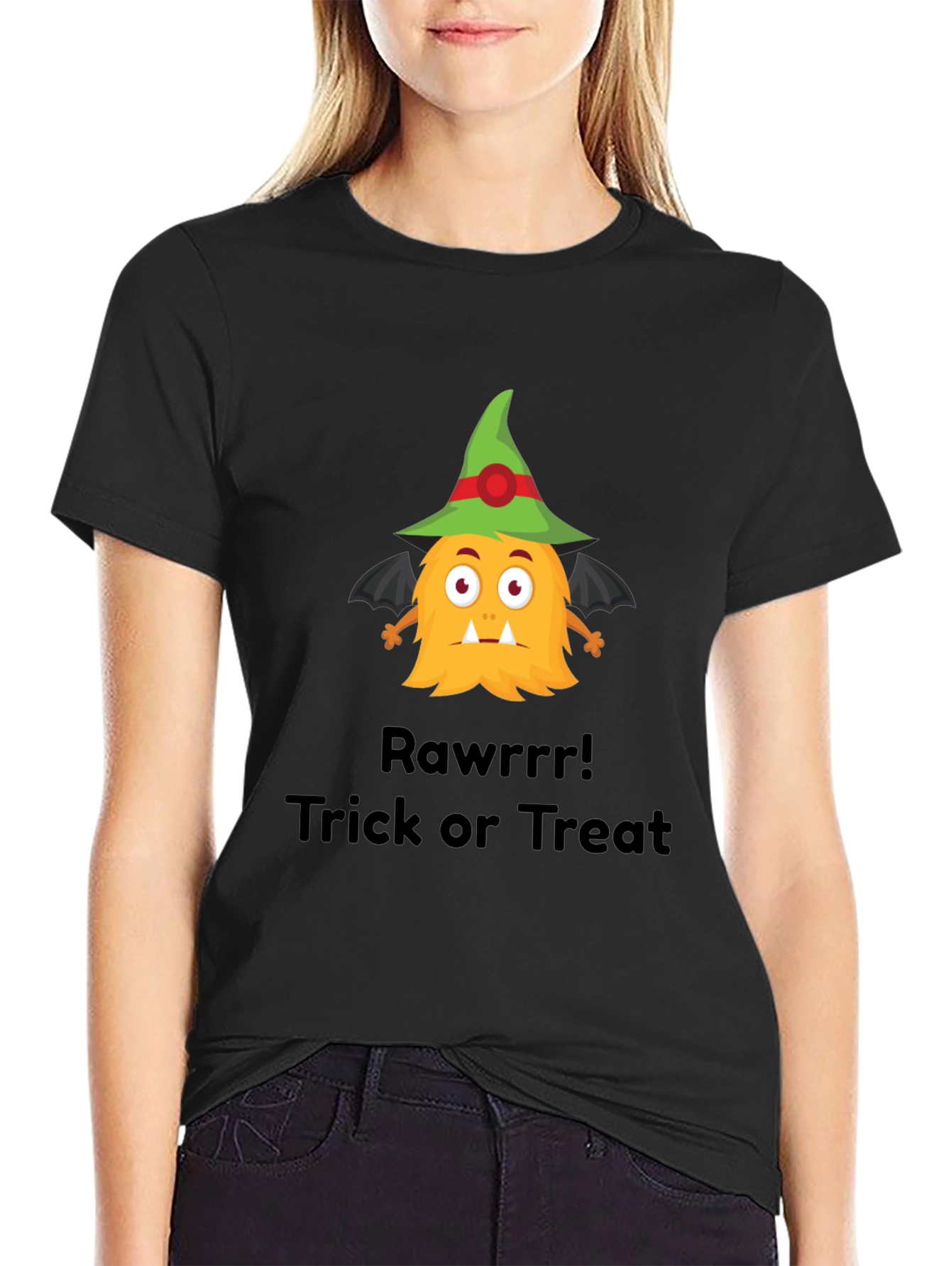 Halloween Monster T-Shirt - Trick or Treat Rawrrr!