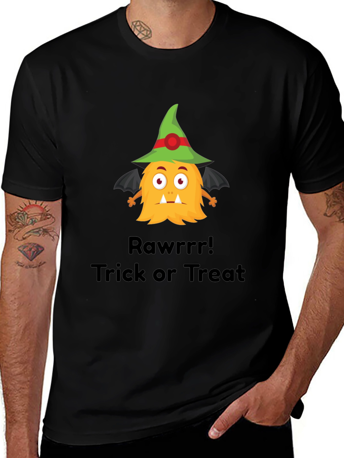 Halloween Monster T-Shirt - Trick or Treat Rawrrr!
