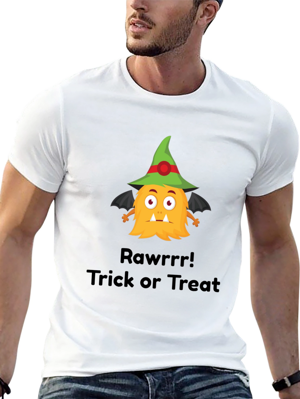 Halloween Monster T-Shirt - Trick or Treat Rawrrr!