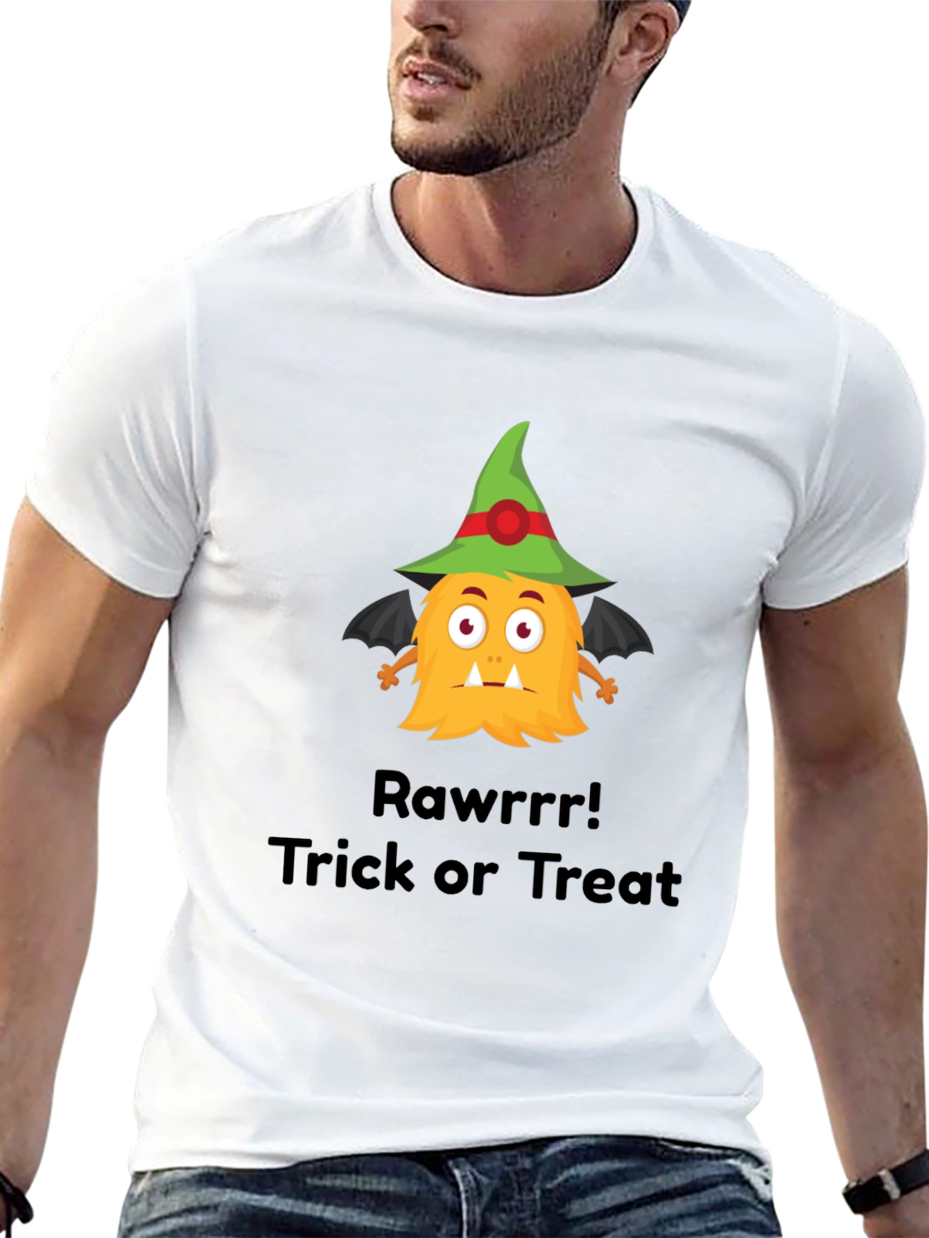 Halloween Monster T-Shirt - Trick or Treat Rawrrr!