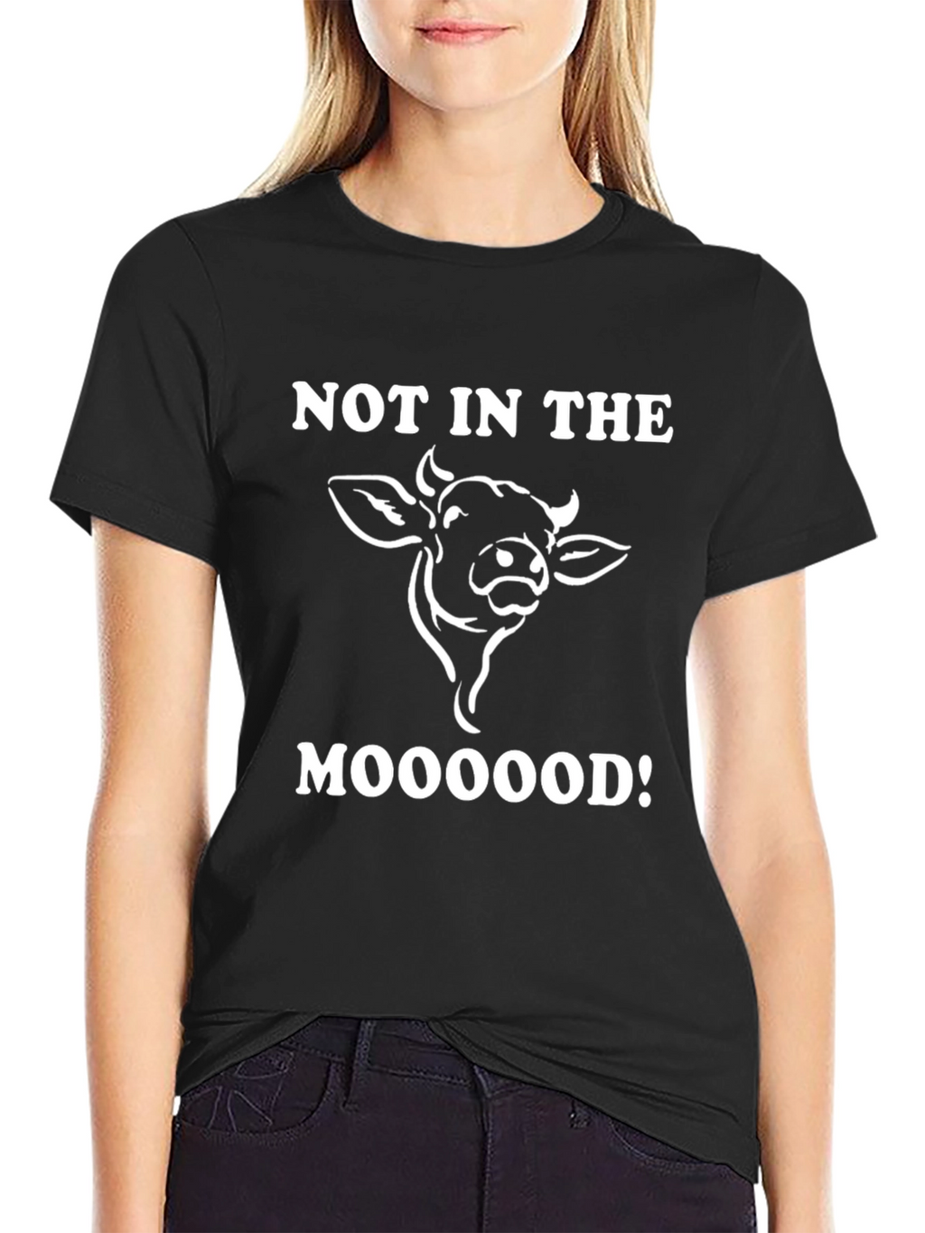 Not In The Mooood Graphic T-Shirt