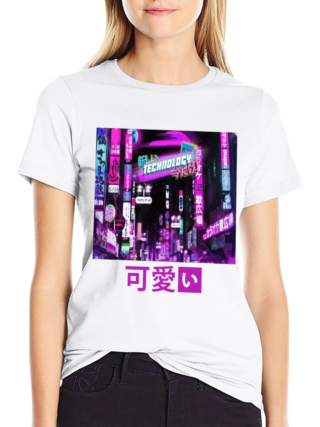 Cyberpunk Aesthetic Black T-Shirt