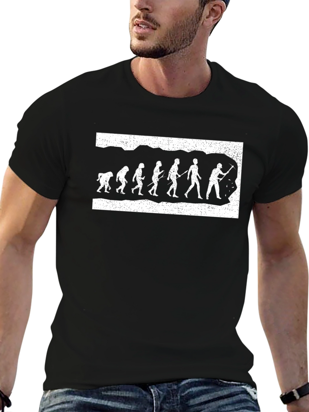 Evolution of Miner Funny T-Shirt