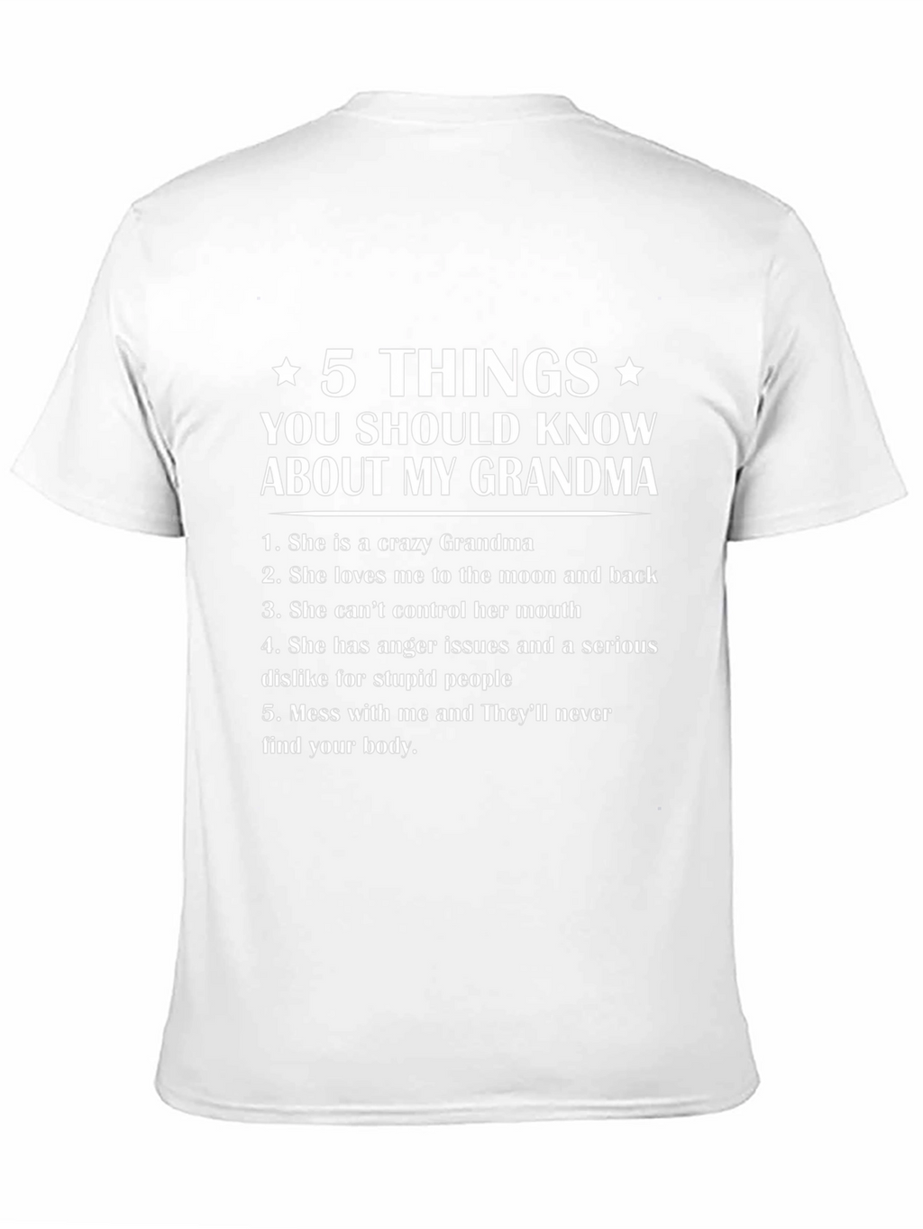 Funny Grandma T-Shirt: 5 Things You Should Know