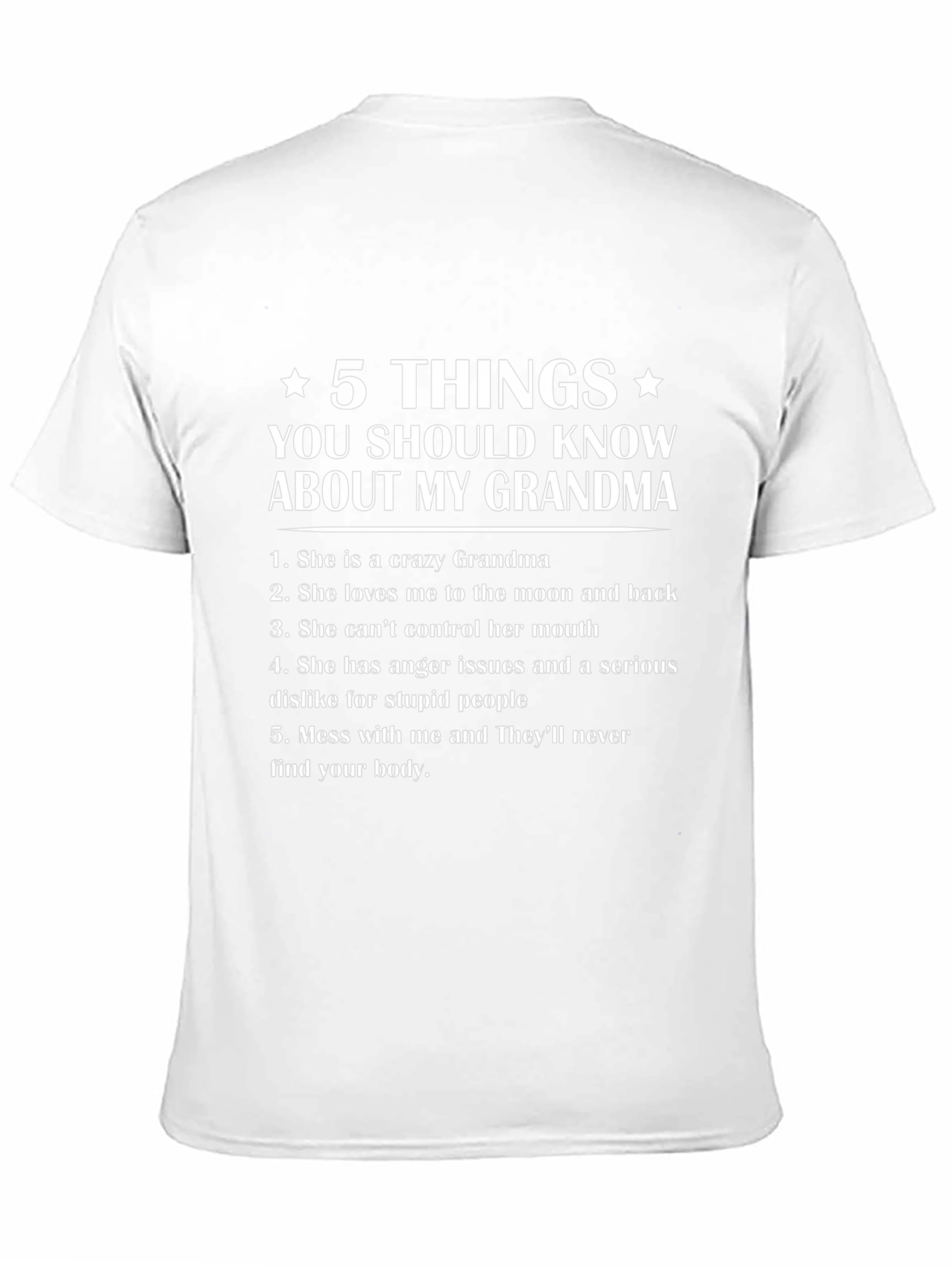 Funny Grandma T-Shirt: 5 Things You Should Know