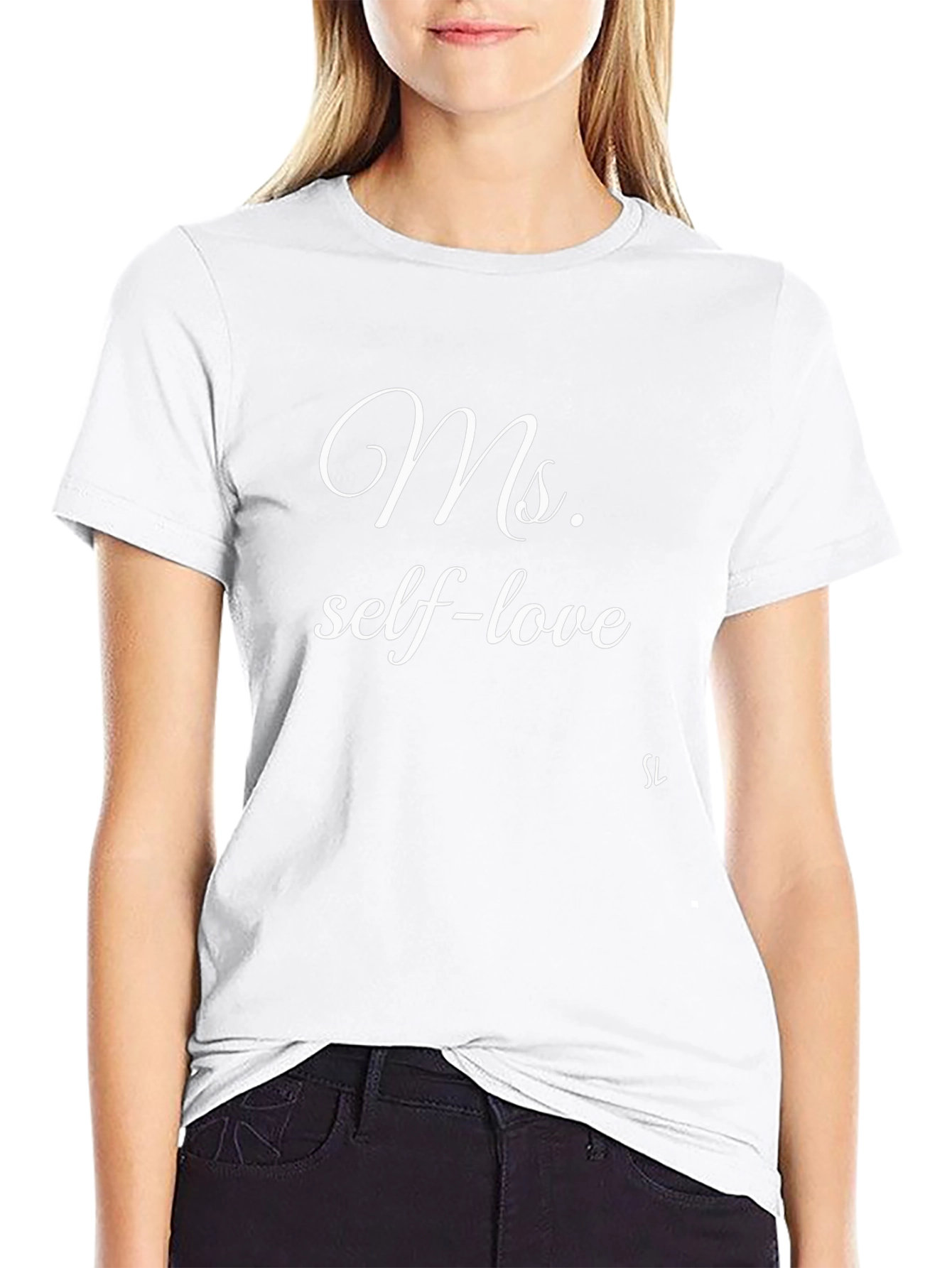Ms. Self-Love Black Tee - Inspirational & Stylish