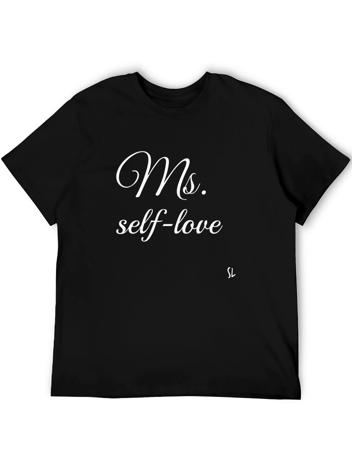 Ms. Self-Love Black Tee - Inspirational & Stylish