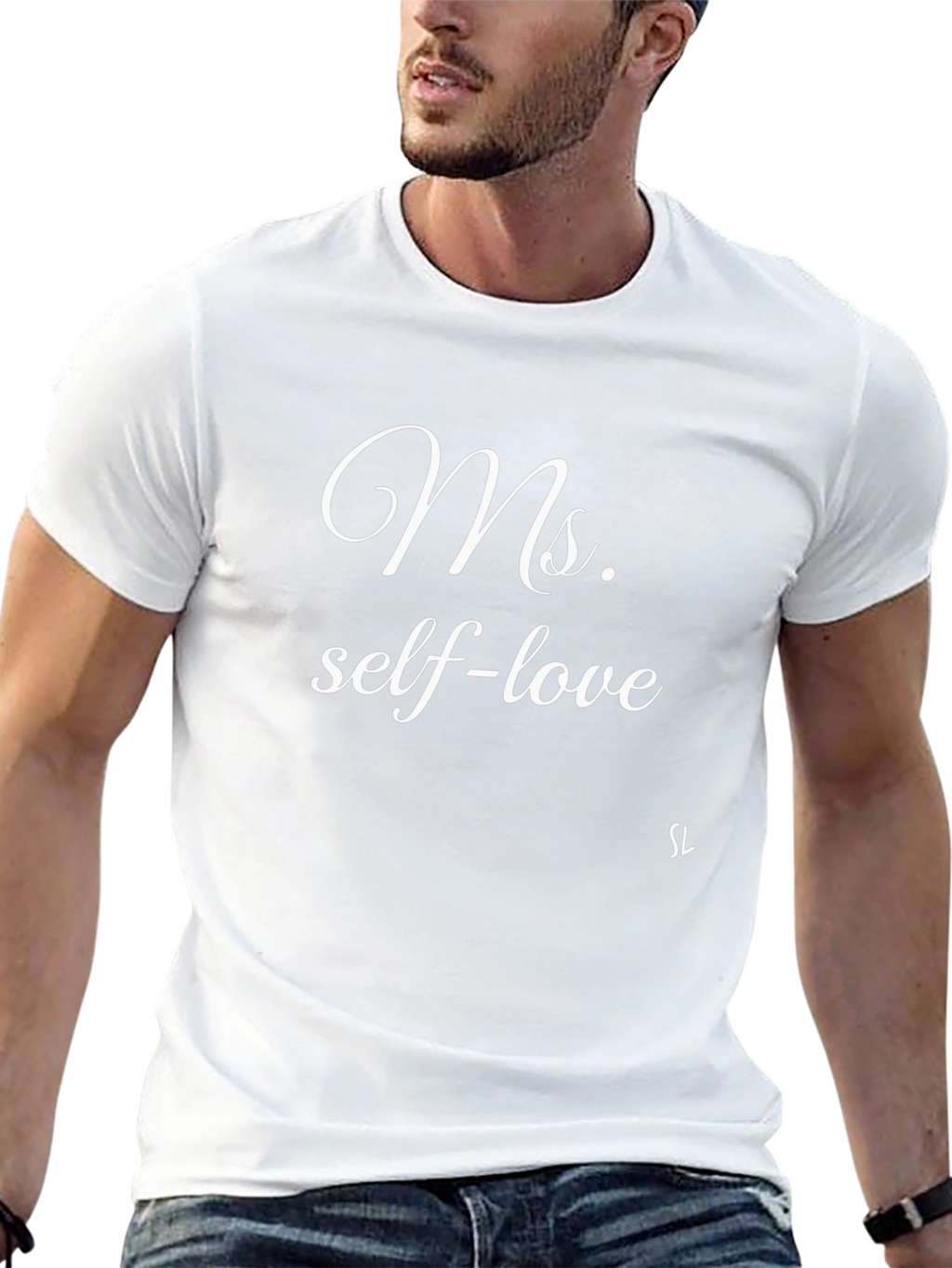 Ms. Self-Love Black Tee - Inspirational & Stylish