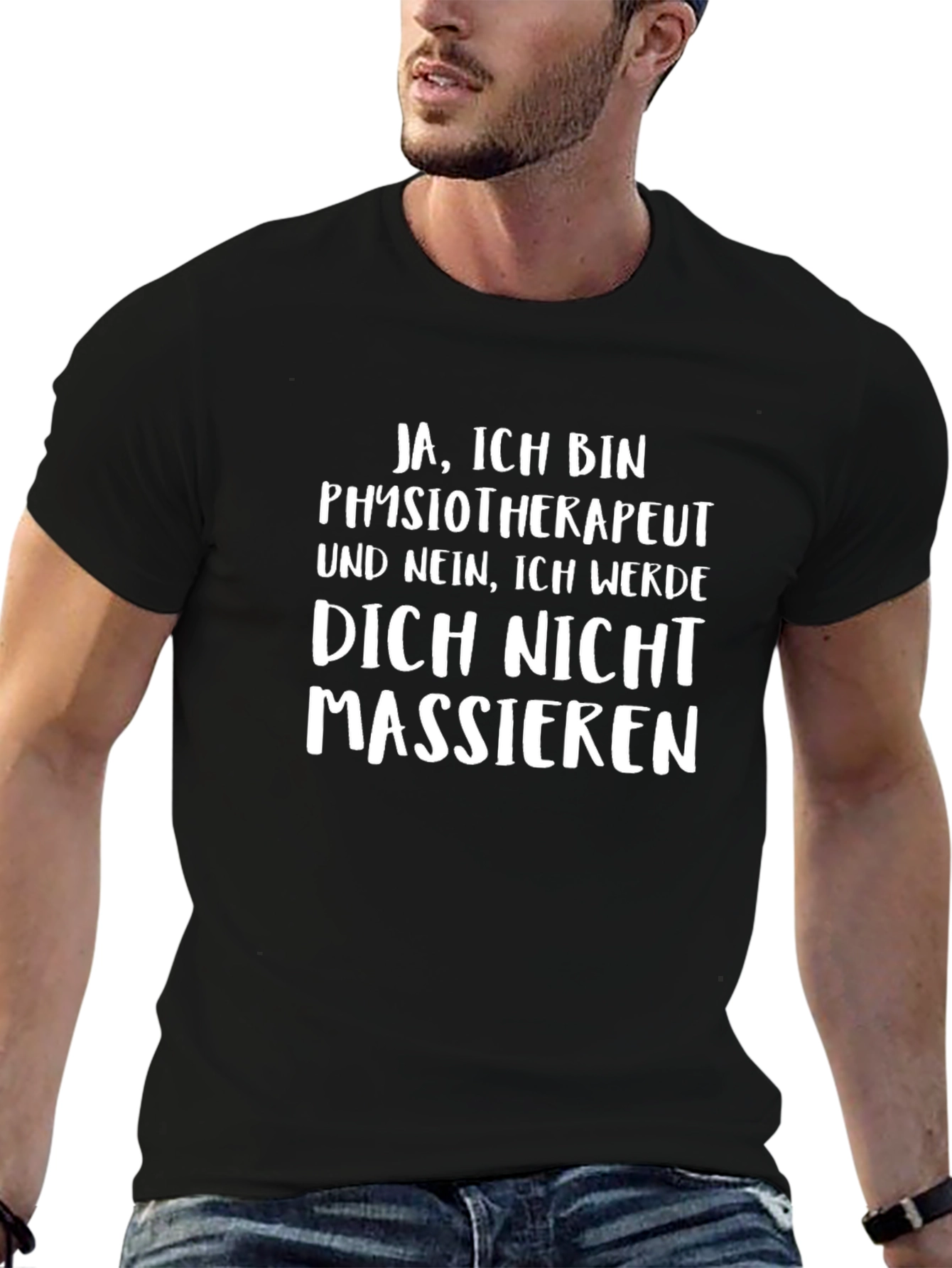 Physiotherapist Novelty T-Shirt - Funny German Text