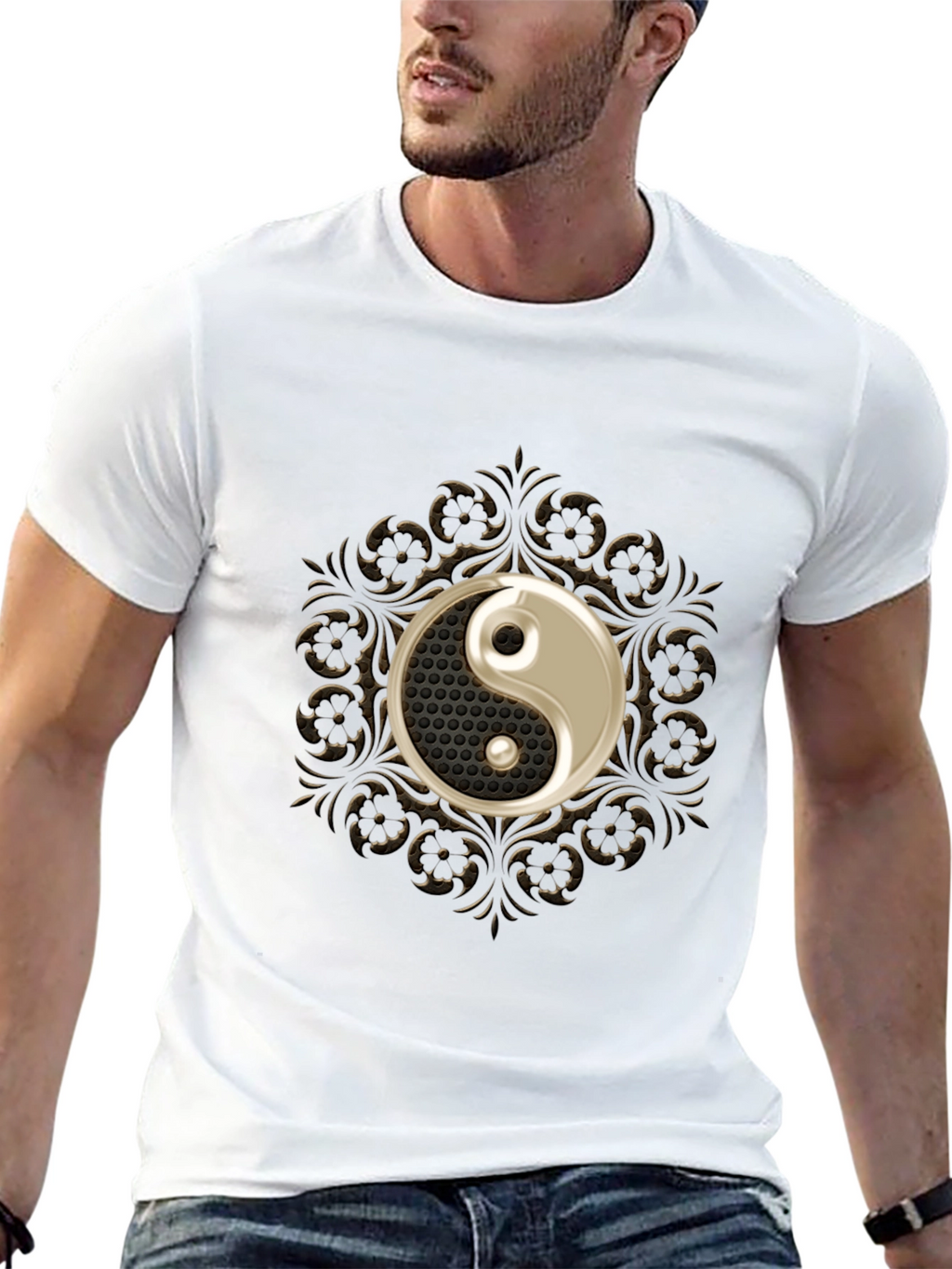 Yin Yang Graphic Tee - Balance Design