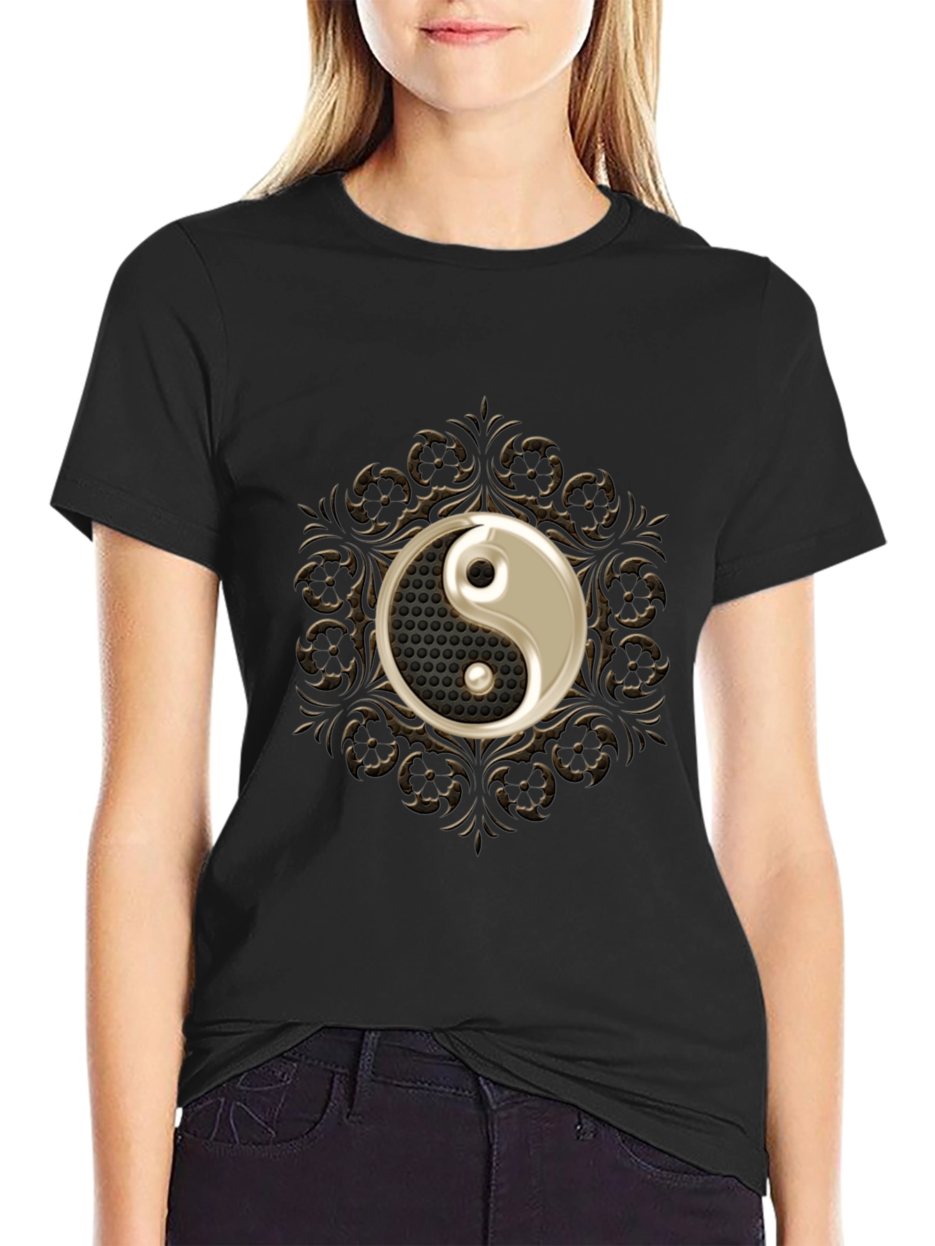 Yin Yang Graphic Tee - Balance Design
