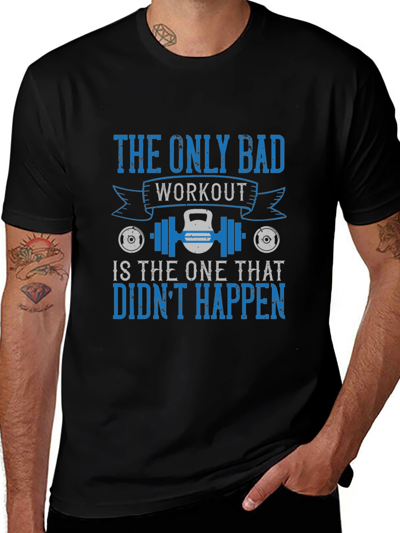 Workout Motivation Graphic Tee for Fitness Lovers