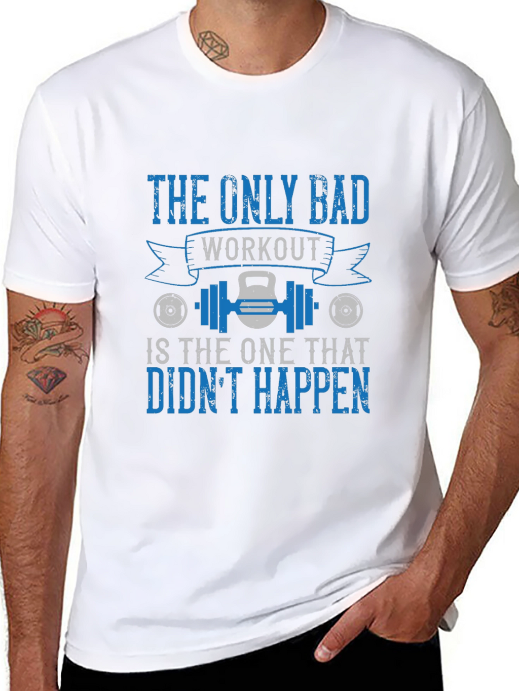 Workout Motivation Graphic Tee for Fitness Lovers